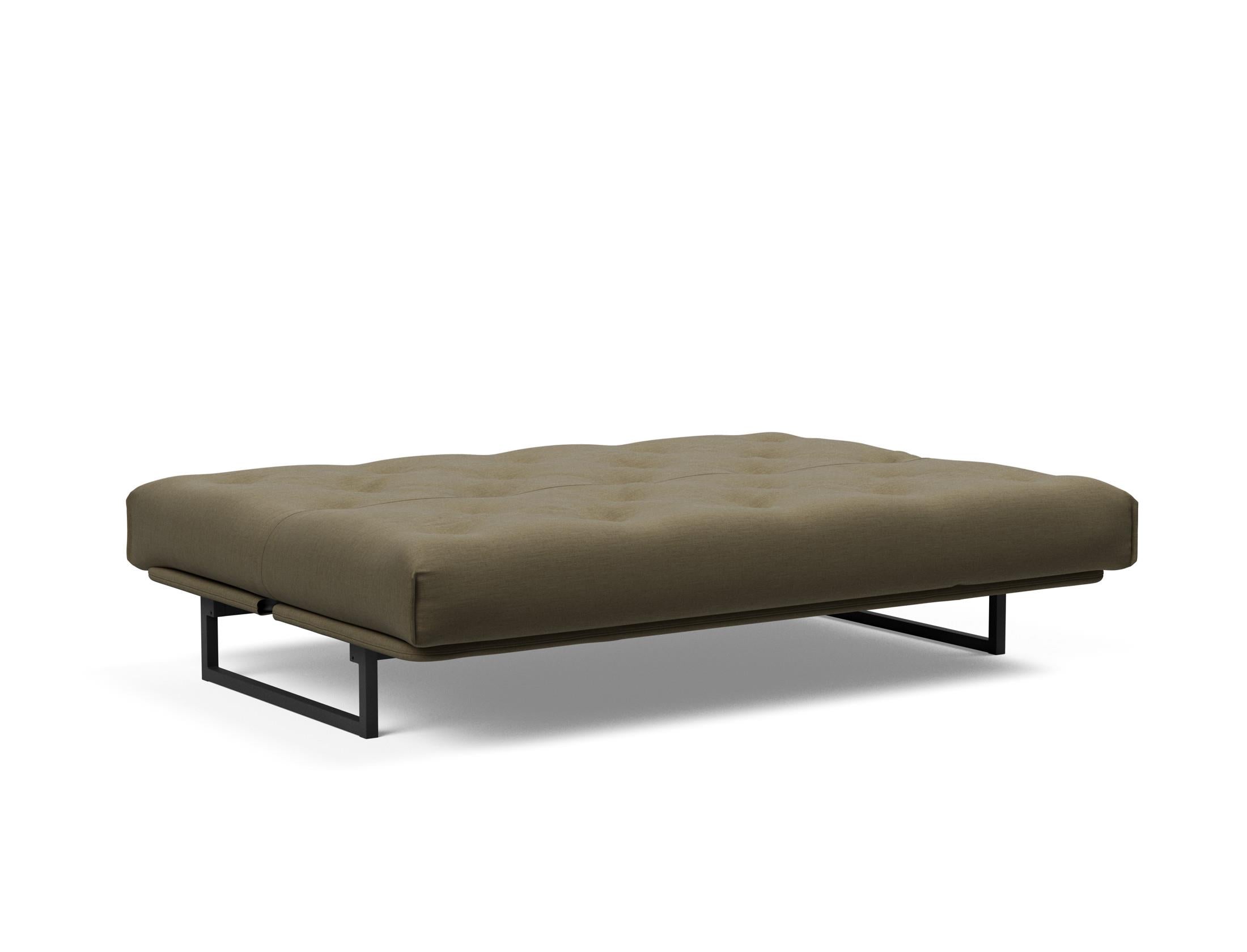 Fraction 140 Bettsofa Nordic: Stilvolles Sofa mit Soft Spring Bezug. Ideal für entspannte Stunden und als komfortable Schlaflösung.