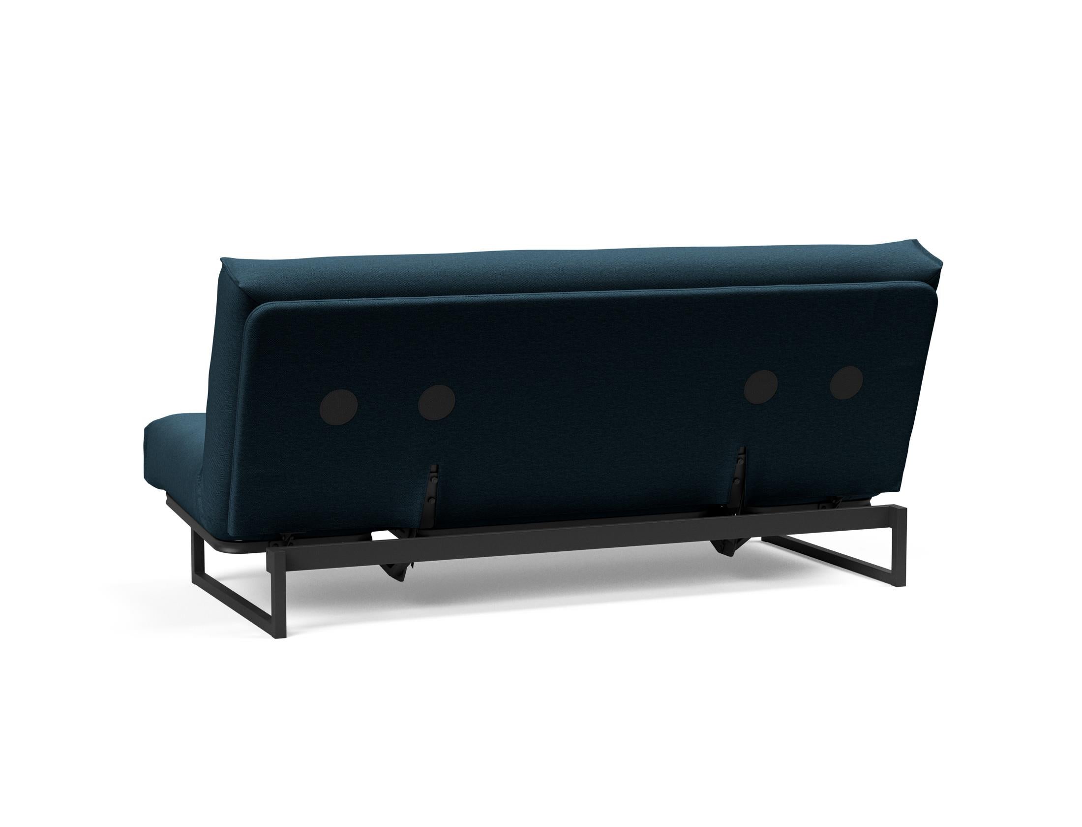 Fraction 140 Bettsofa Nordic Soft Spring: elegantes skandinavisches Design, ideal für kleine Räume, vereint Komfort und Funktionalität für erholsame Nächte.