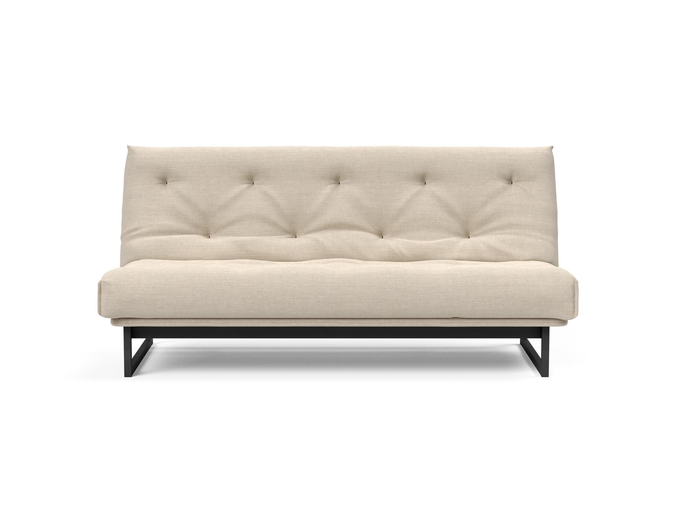 Fraction 140 Bettsofa Nordic: Elegantes Design mit Soft Spring Bezug. Perfekt für gemütliche Abende und als praktische Schlafgelegenheit.