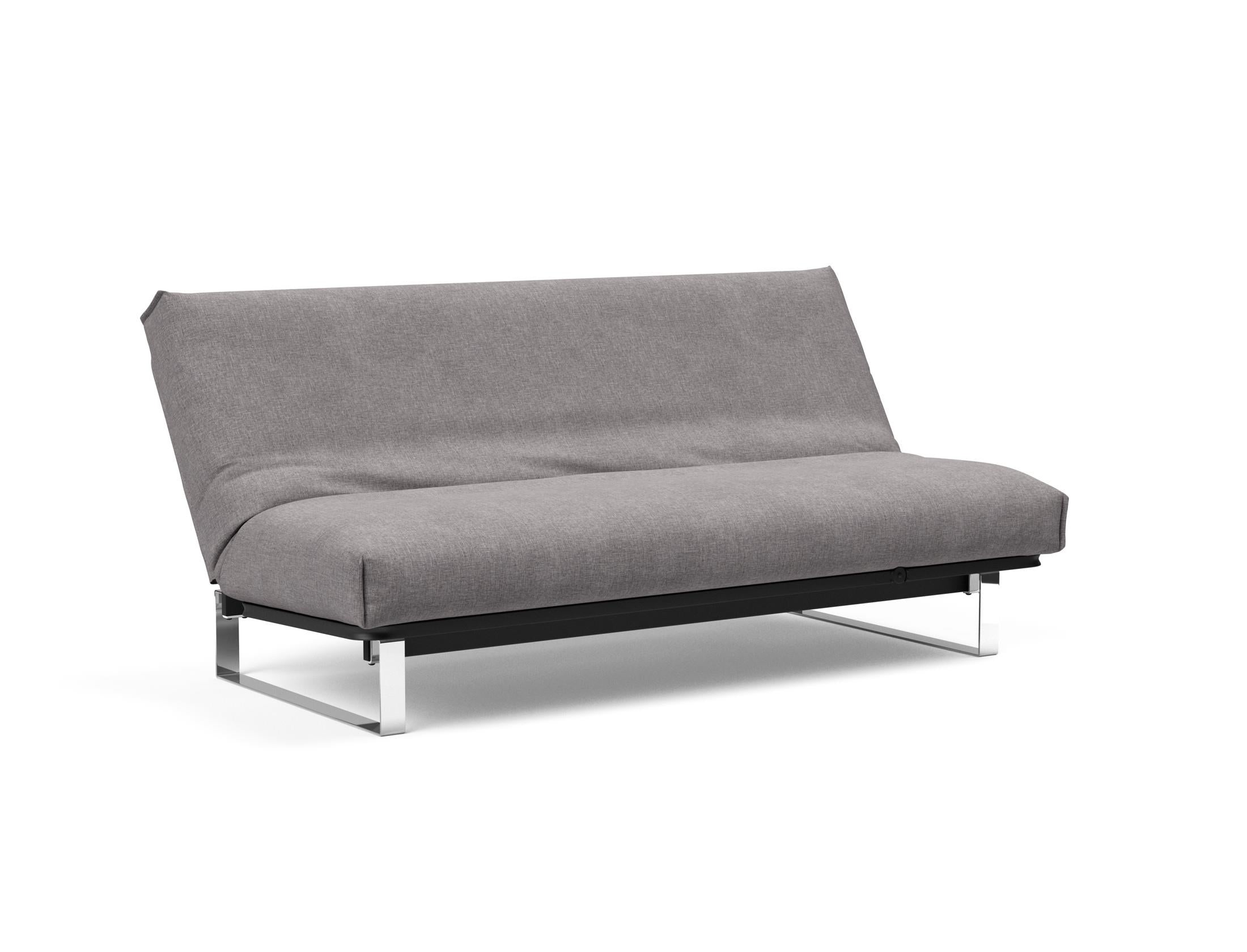 Erleben Sie das Minimum Bettsofa 140 Nordic Cover von Innovation Living: modernes skandinavisches Design, bequeme Soft Spring Matratze und flexible Einsatzmöglichkeiten.
