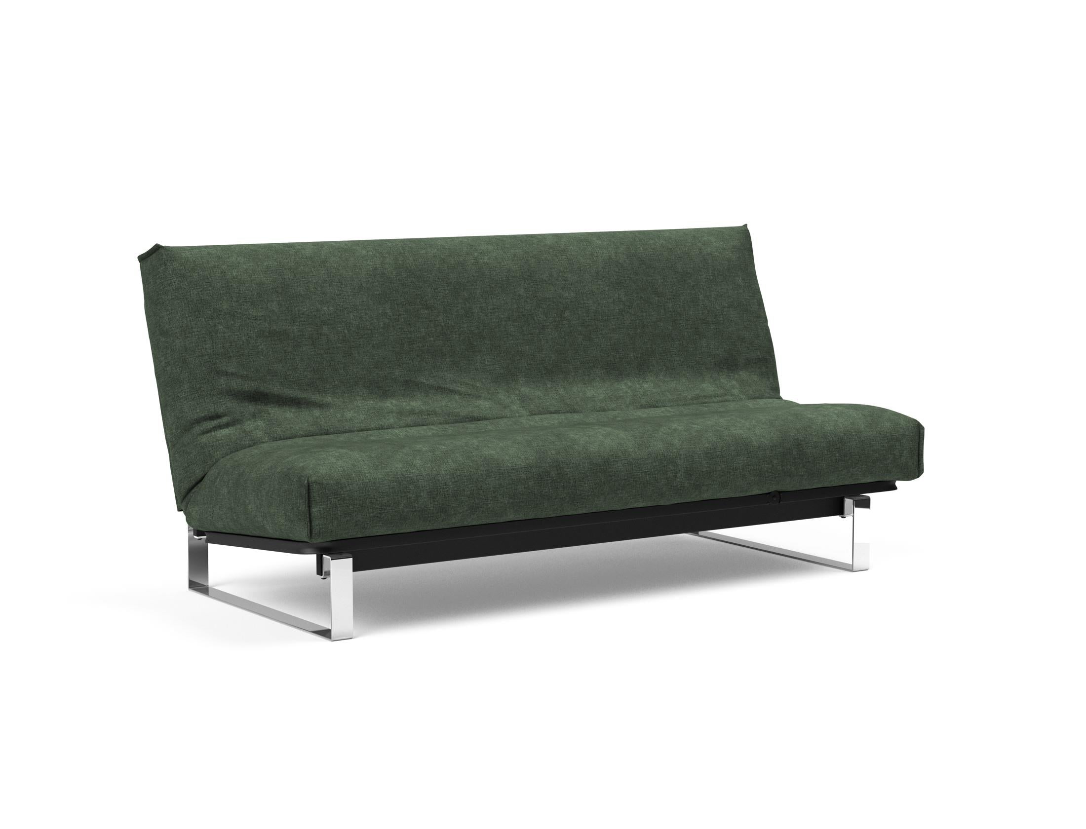 Entdecken Sie das Minimum Bettsofa 140 Nordic Cover von Innovation Living: stilvolles skandinavisches Design, komfortable Soft Spring Matratze und vielseitige Nutzungsmöglichkeiten.