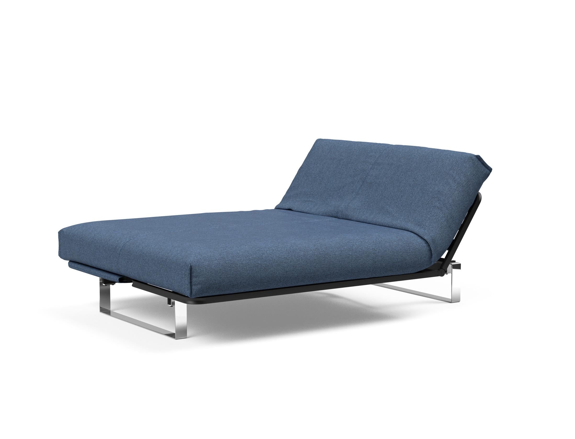 Erleben Sie das Minimum Bettsofa 140 Nordic Cover von Innovation Living: modernes skandinavisches Design, bequeme Soft Spring Matratze und multifunktionale Anwendung.