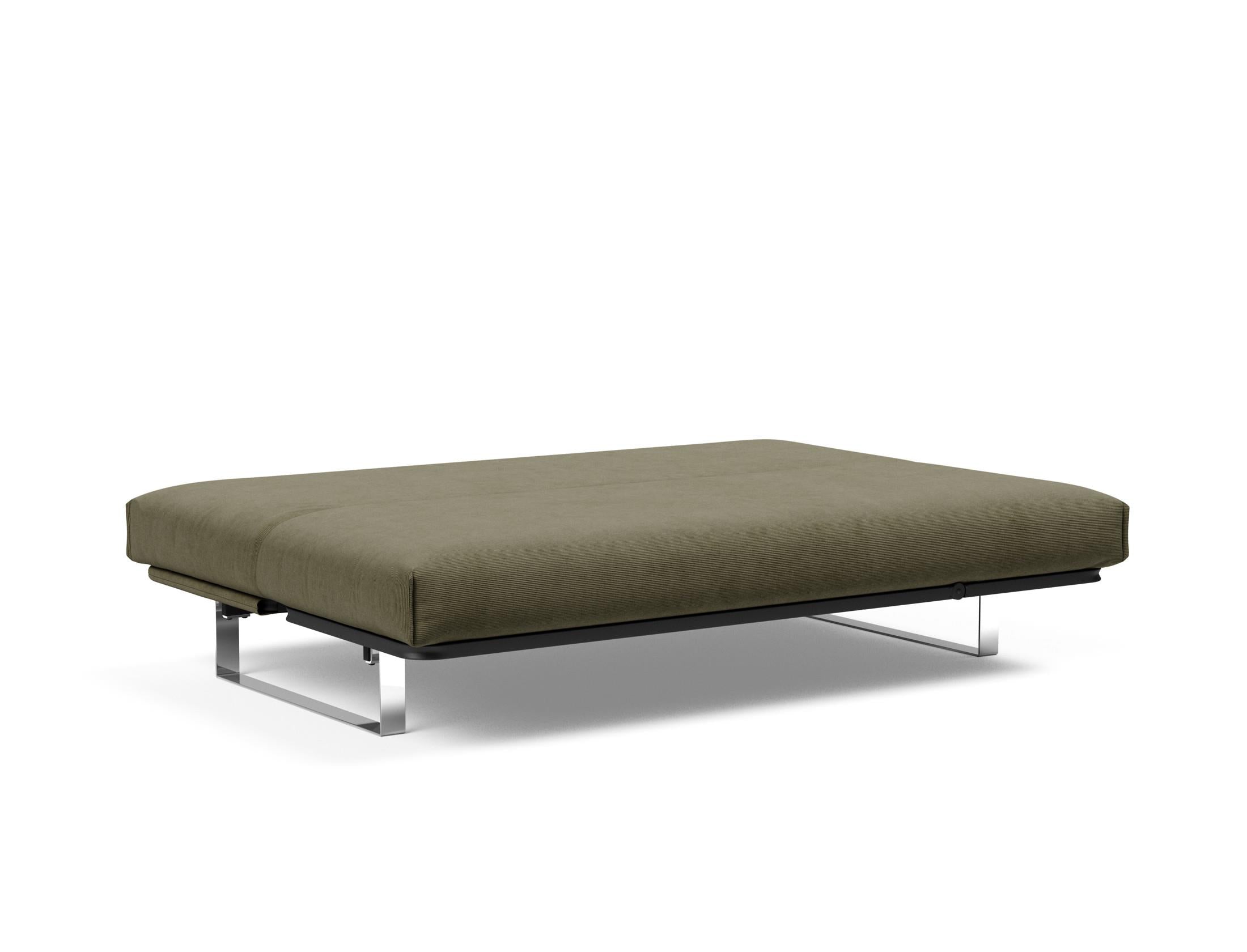 Entdecken Sie das Minimum Bettsofa 140 Nordic Cover von Innovation Living: stilvolles skandinavisches Design, komfortable Soft Spring Matratze und vielseitige Nutzung.