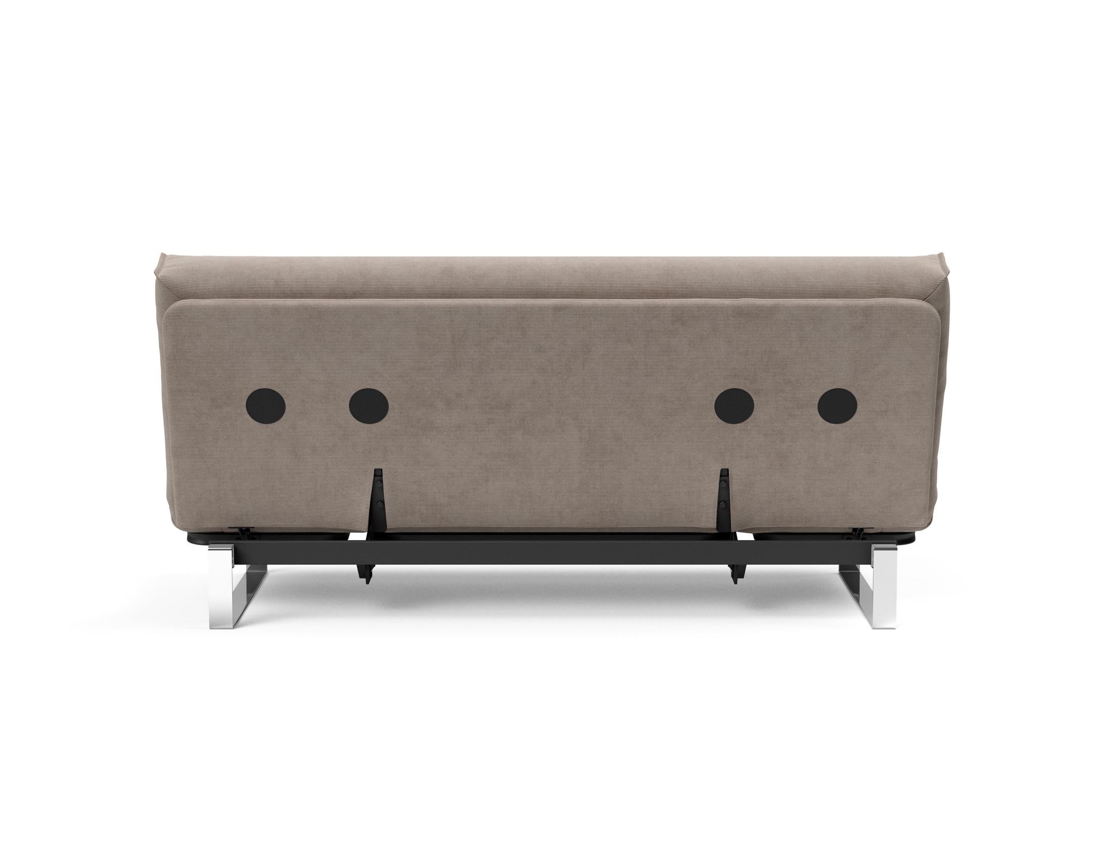 Entdecken Sie das Minimum Bettsofa 140 Nordic Cover von Innovation Living: stilvolles skandinavisches Design, komfortable Soft Spring Matratze und vielseitige Nutzungsmöglichkeiten.