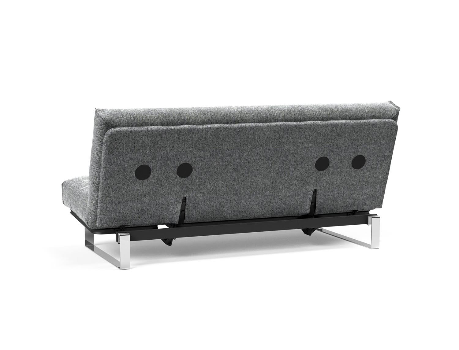 Erleben Sie das Minimum Bettsofa 140 Nordic Cover von Innovation Living: modernes skandinavisches Design, bequeme Soft Spring Matratze und flexible Einsatzmöglichkeiten.