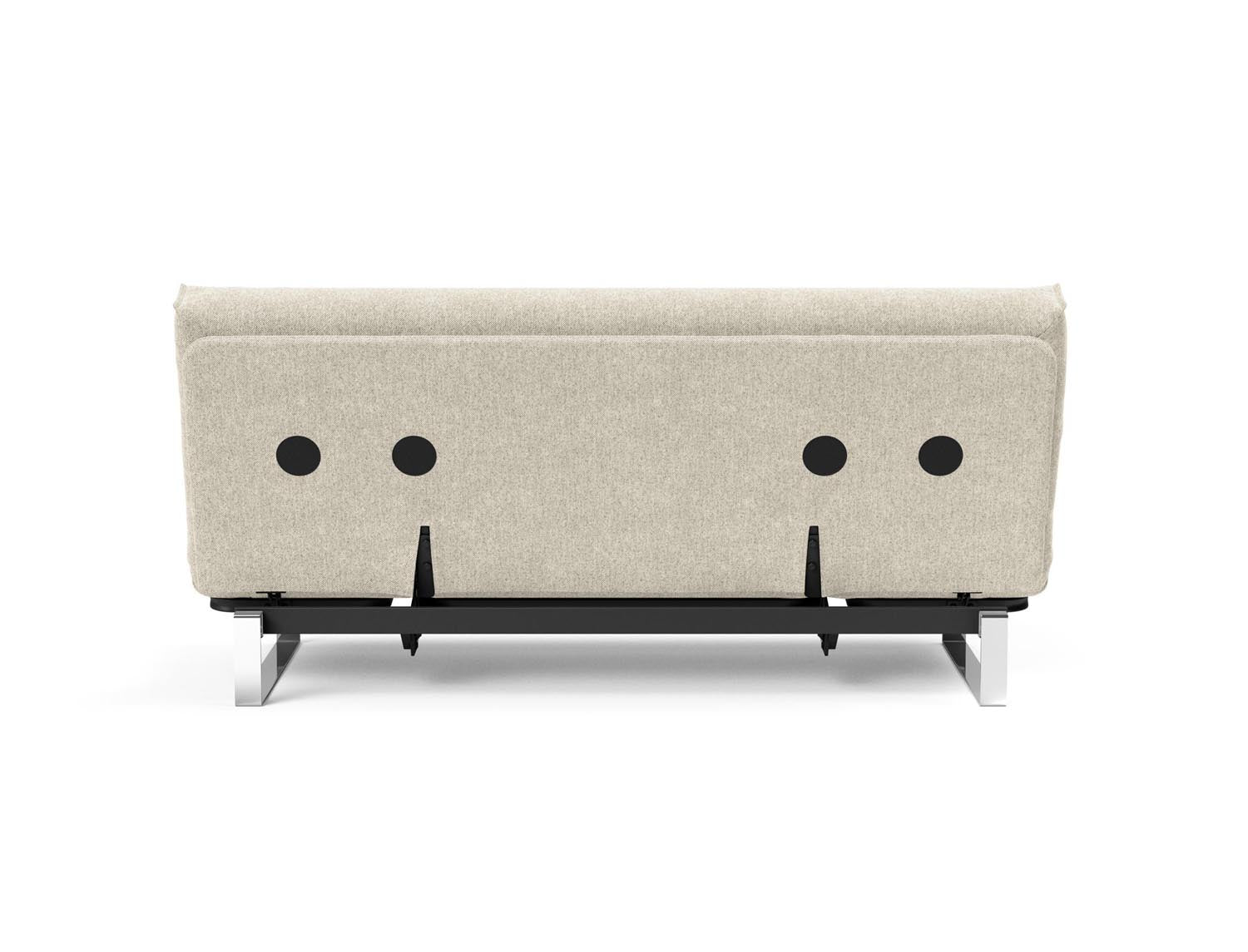 Entdecken Sie das Minimum Bettsofa 140 Nordic Cover von Innovation Living: stilvolles skandinavisches Design, komfortable Soft Spring Matratze und vielseitige Nutzung.
