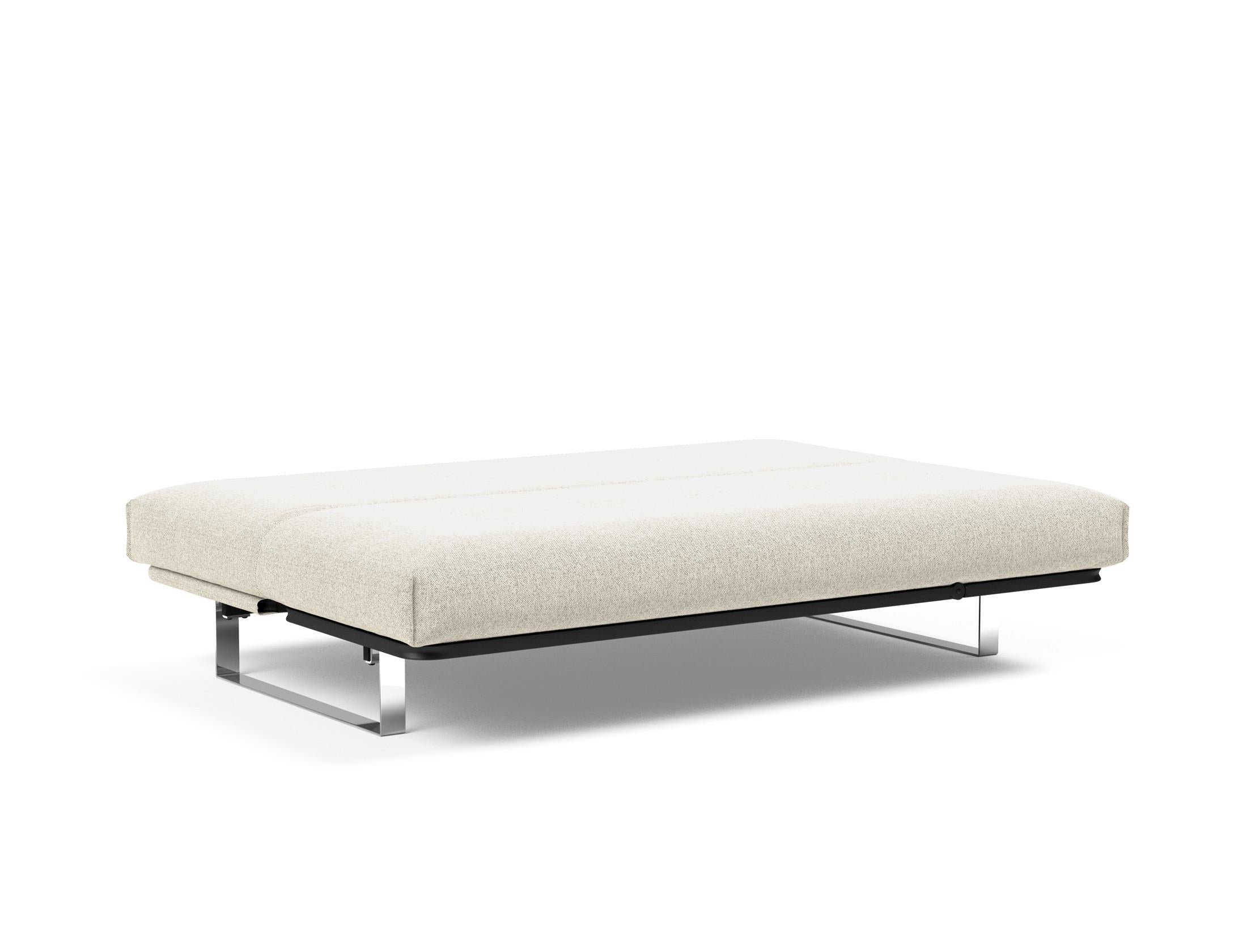 Entdecken Sie das Minimum Bettsofa 140 Nordic Cover von Innovation Living: stilvolles skandinavisches Design, komfortable Soft Spring Matratze und vielseitige Nutzung.