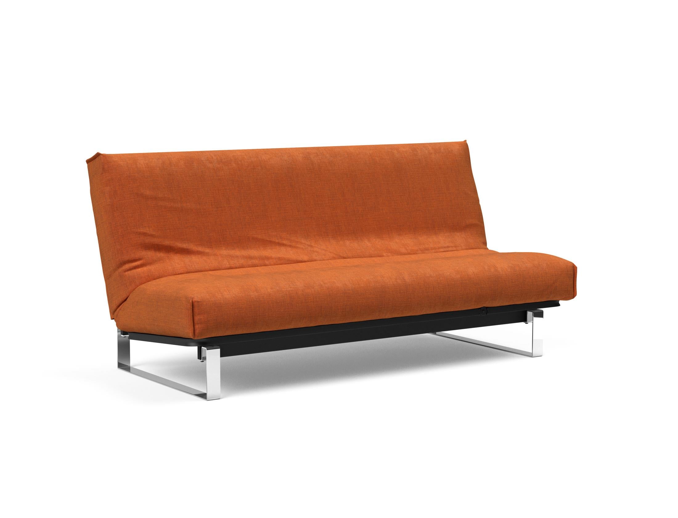 Entdecken Sie das Minimum Bettsofa 140 Nordic Cover von Innovation Living: stilvolles skandinavisches Design, komfortable Soft Spring Matratze und vielseitige Nutzungsmöglichkeiten.