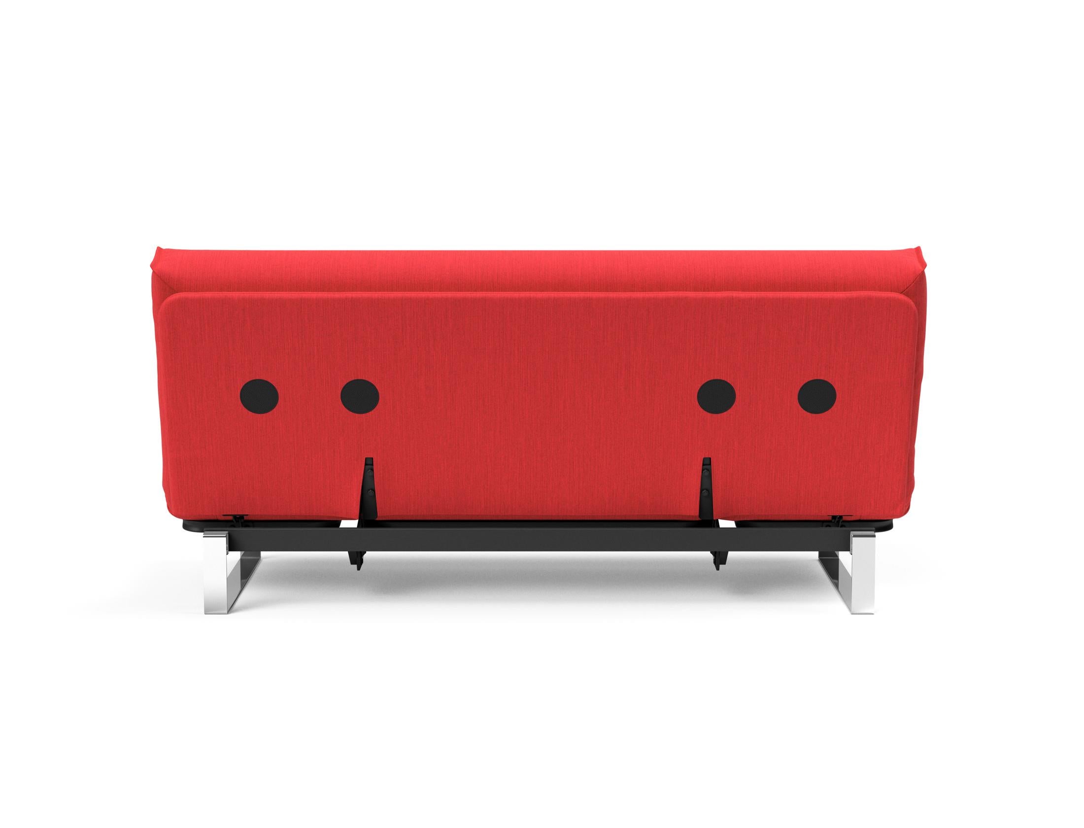Entdecken Sie das Minimum Bettsofa 140 Nordic Cover von Innovation Living: stilvolles skandinavisches Design, komfortable Soft Spring Matratze und vielseitige Nutzungsmöglichkeiten.