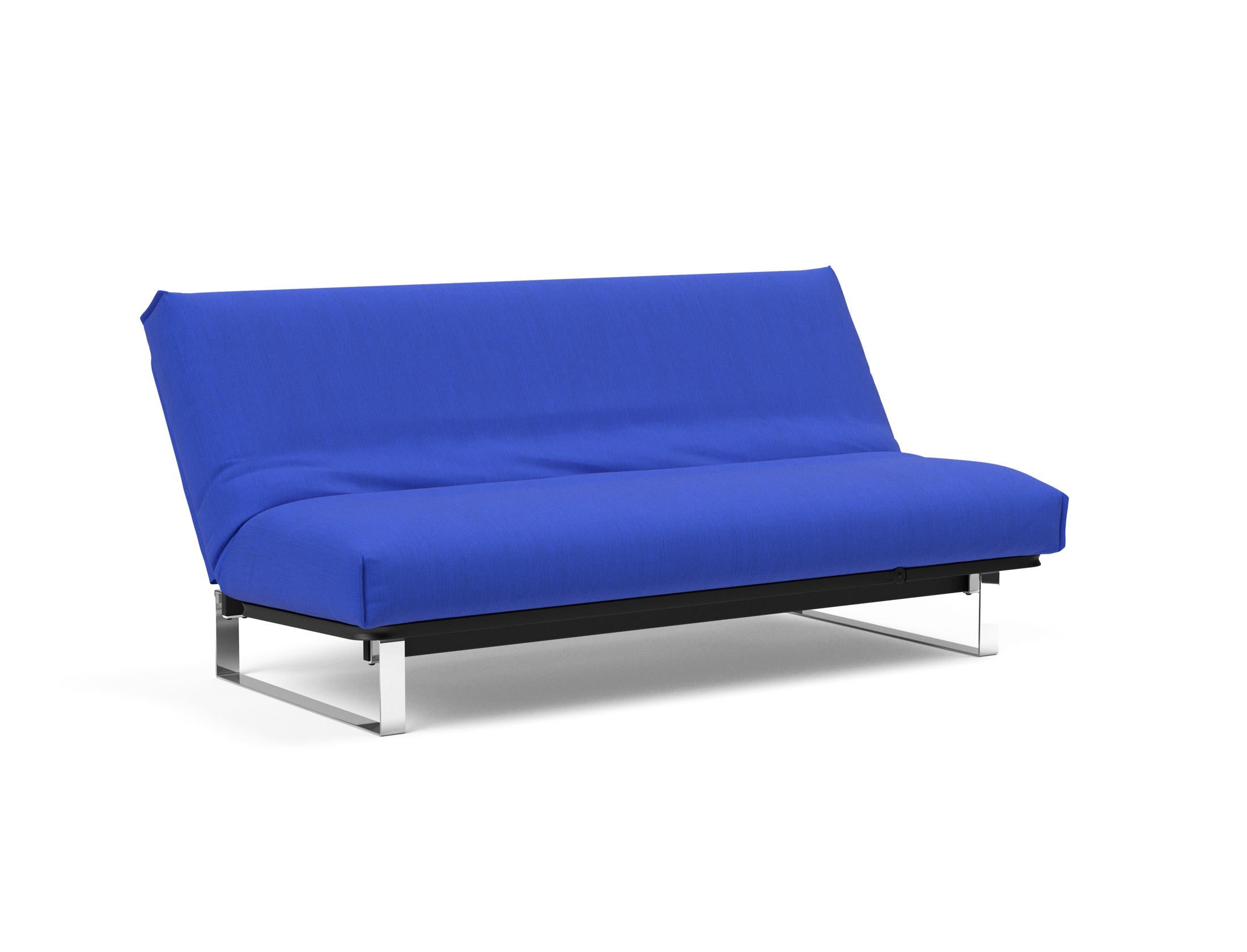 Entdecken Sie das Minimum Bettsofa 140 Nordic Cover von Innovation Living: stilvolles skandinavisches Design, komfortable Soft Spring Matratze und vielseitige Nutzungsmöglichkeiten.