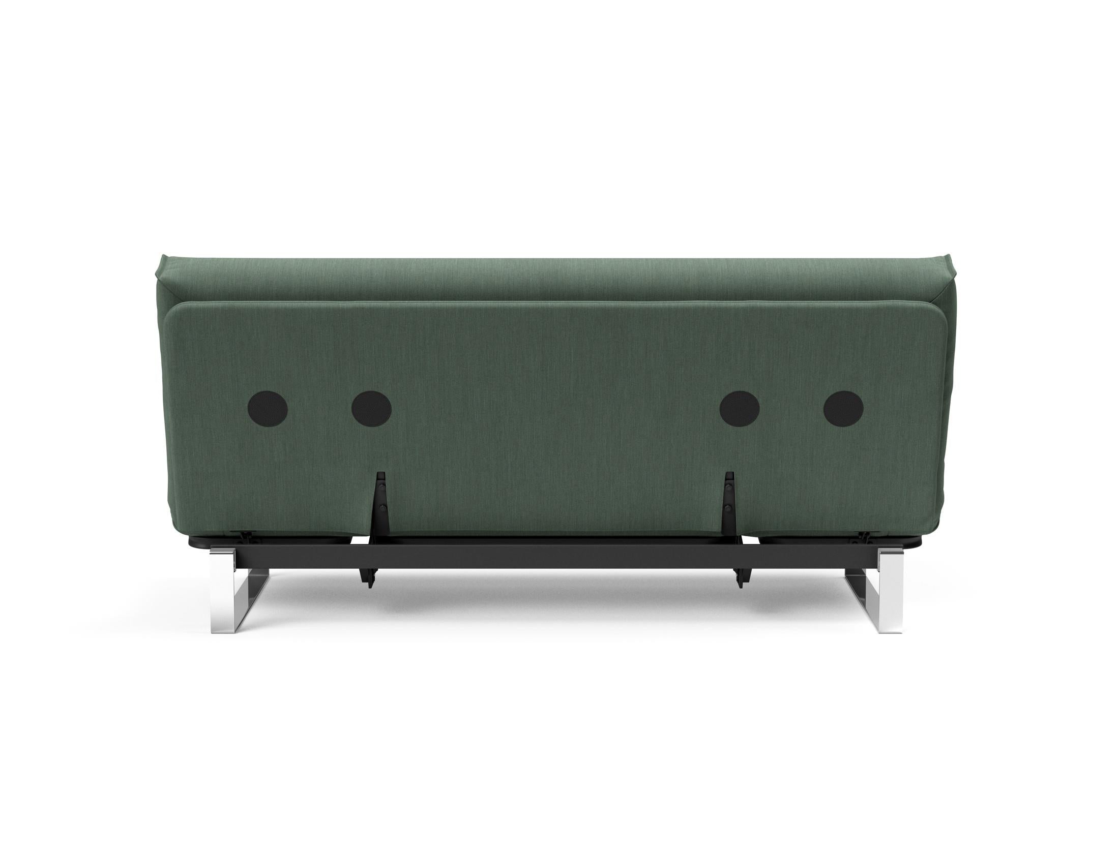 Entdecken Sie das Minimum Bettsofa 140 Nordic Cover von Innovation Living: stilvolles skandinavisches Design, komfortable Soft Spring Matratze und vielseitige Nutzung.