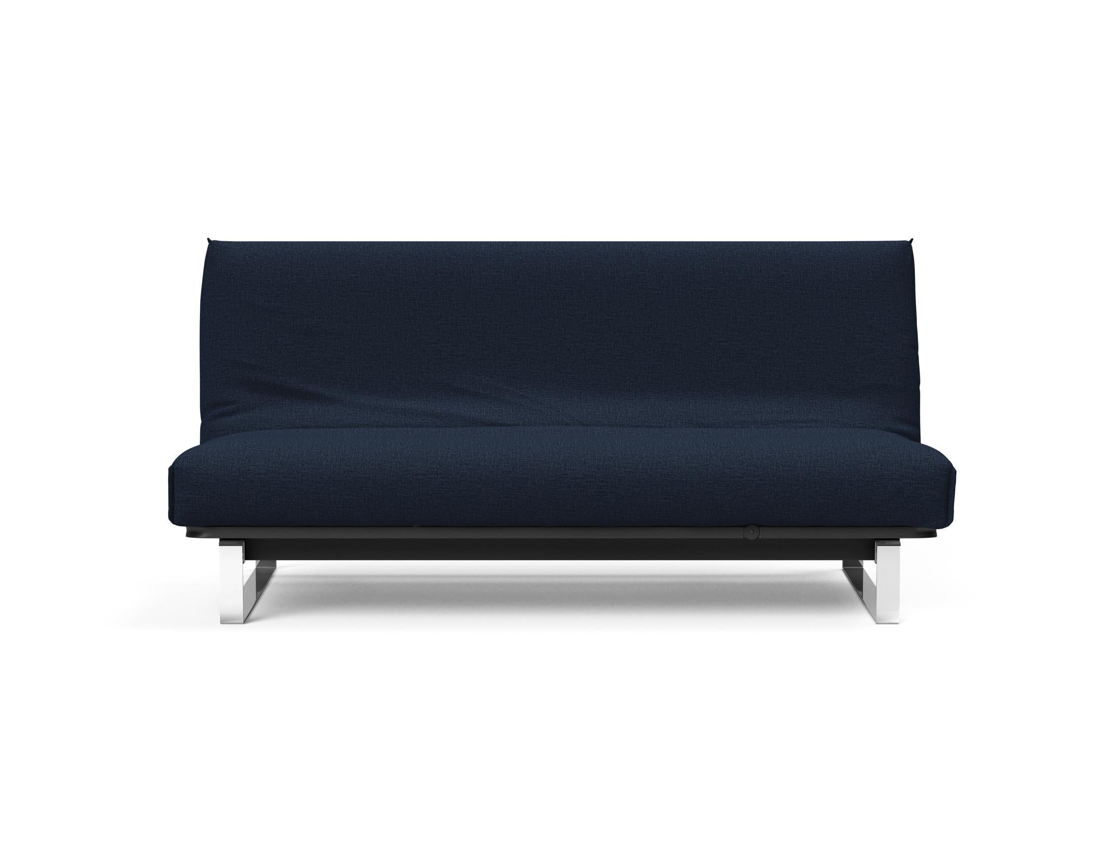 Entdecken Sie das Minimum Bettsofa 140 Nordic Cover von Innovation Living: stilvolles skandinavisches Design, komfortable Soft Spring Matratze und vielseitige Nutzung.
