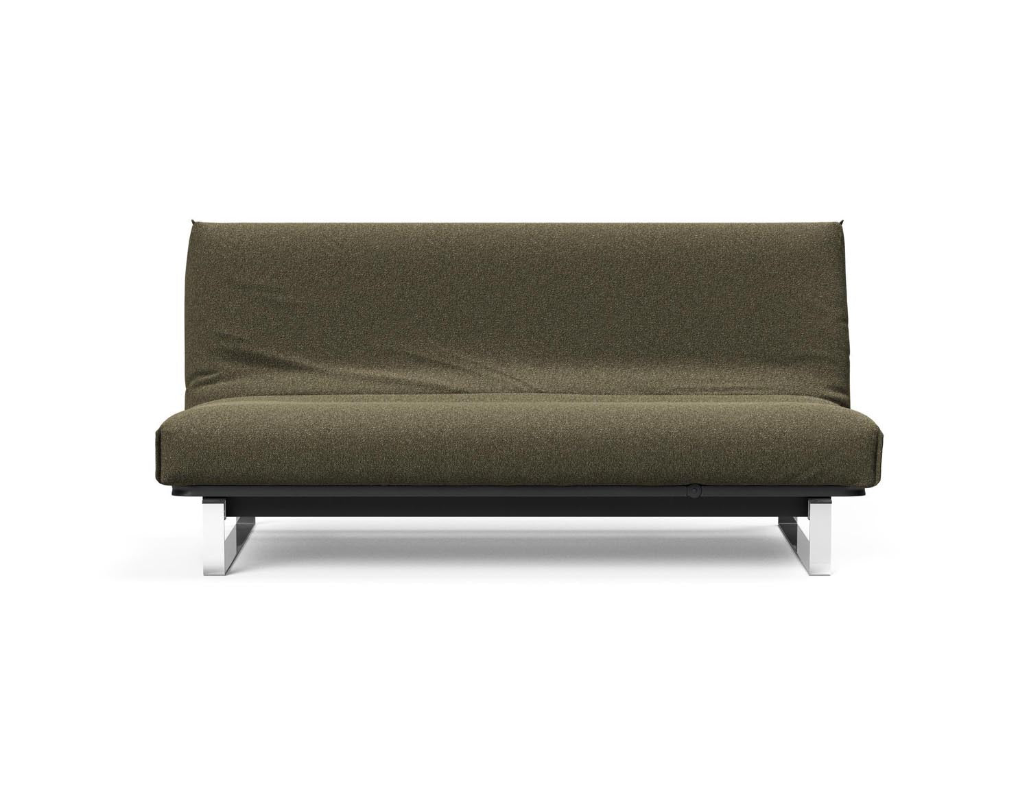 Erleben Sie das Minimum Bettsofa 140 Nordic Cover von Innovation Living: modernes skandinavisches Design, bequeme Soft Spring Matratze und multifunktionale Anwendung.