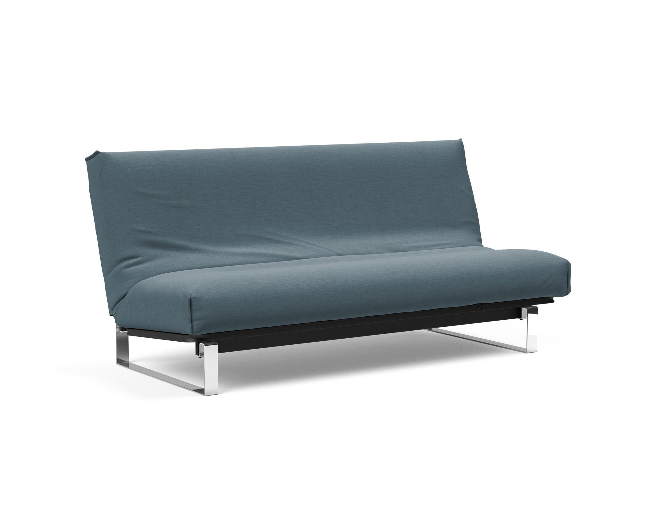 Entdecken Sie das Minimum Bettsofa 140 Nordic Cover von Innovation Living: stilvolles skandinavisches Design, komfortable Soft Spring Matratze und vielseitige Nutzung.