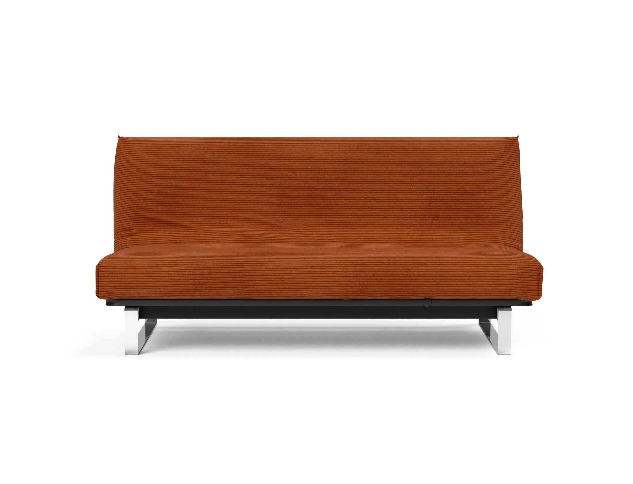 Erleben Sie das Minimum Bettsofa 140 Nordic Cover von Innovation Living: modernes skandinavisches Design, bequeme Soft Spring Matratze und multifunktionale Anwendung.