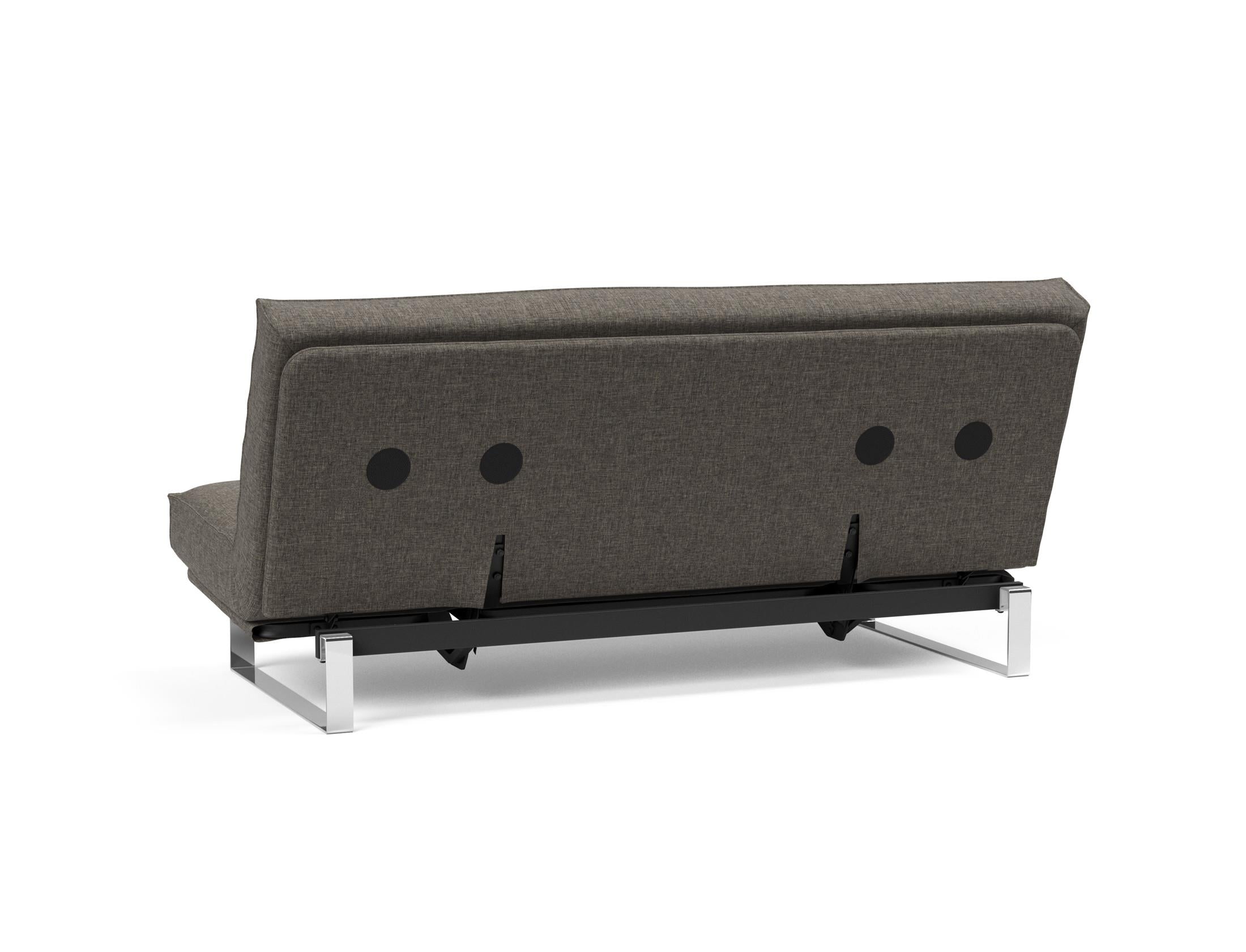Entdecken Sie das Minimum Bettsofa 140 Sharp Plus von Innovation Living – elegantes Design trifft auf den komfortablen Soft Spring Bezug für erholsame Nächte.