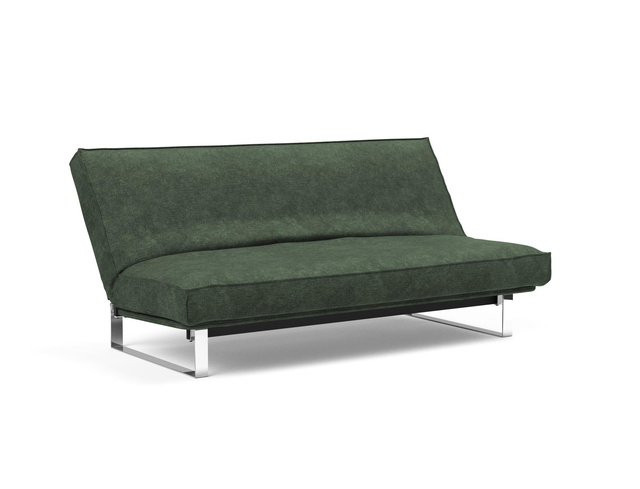 Erleben Sie das Minimum Bettsofa 140 Sharp Plus Cover von Innovation Living – stilvoll, vielseitig und mit bequemer Soft Spring Polsterung für besten Schlafkomfort.