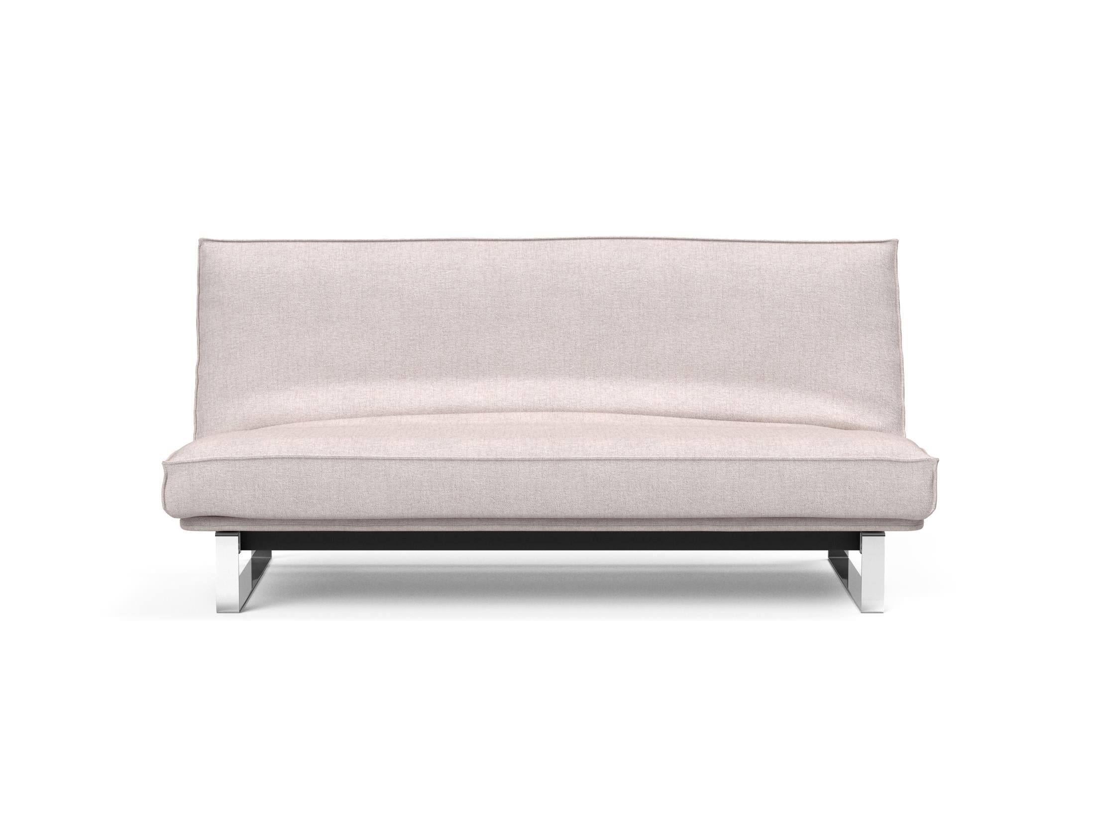Erleben Sie das Minimum Bettsofa 140 Sharp Plus Cover von Innovation Living – stilvoll, vielseitig und mit bequemer Soft Spring Polsterung für besten Schlafkomfort.