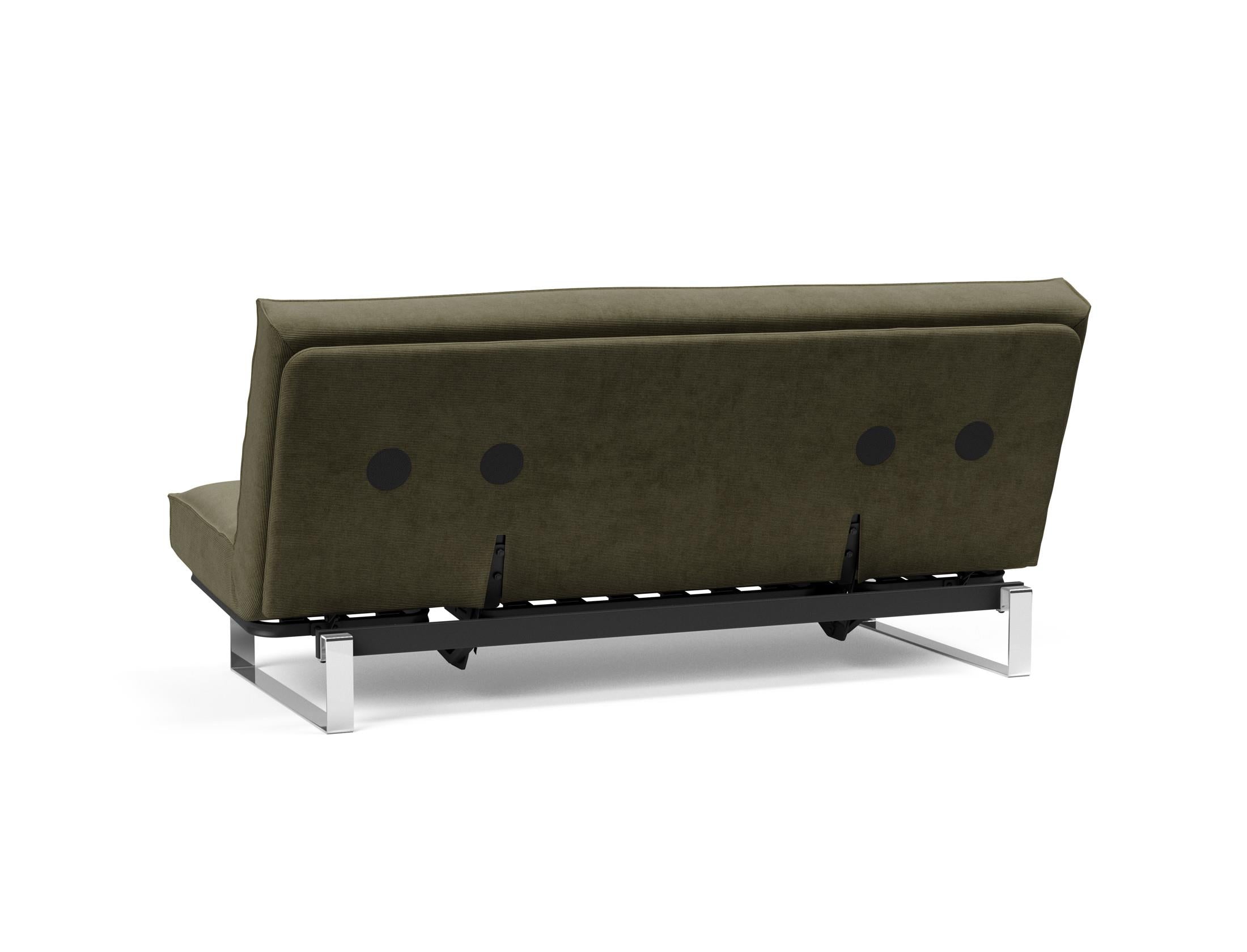 Erleben Sie das Minimum Bettsofa 140 Sharp Plus Cover Soft Spring von Innovation Living – stilvolles Design trifft auf Funktionalität und Komfort.