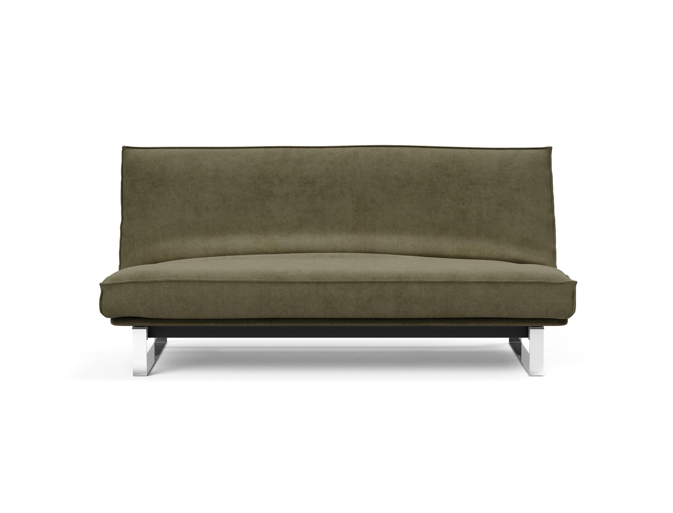 Entdecken Sie das Minimum Bettsofa 140 Sharp Plus Cover von Innovation Living – elegant, funktional und mit hochwertiger Soft Spring Polsterung für erholsame Nächte.