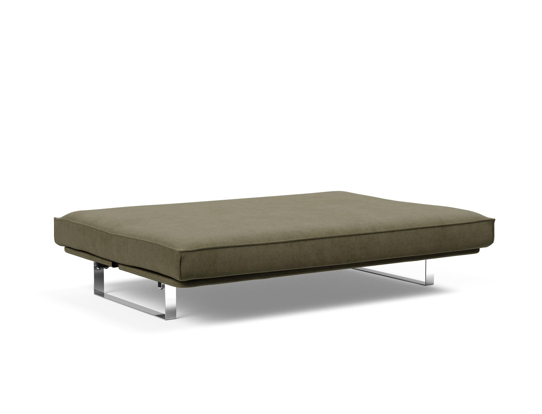 Erleben Sie das Minimum Bettsofa 140 Sharp Plus Cover von Innovation Living – stilvoll, vielseitig und mit bequemer Soft Spring Polsterung für besten Schlafkomfort.