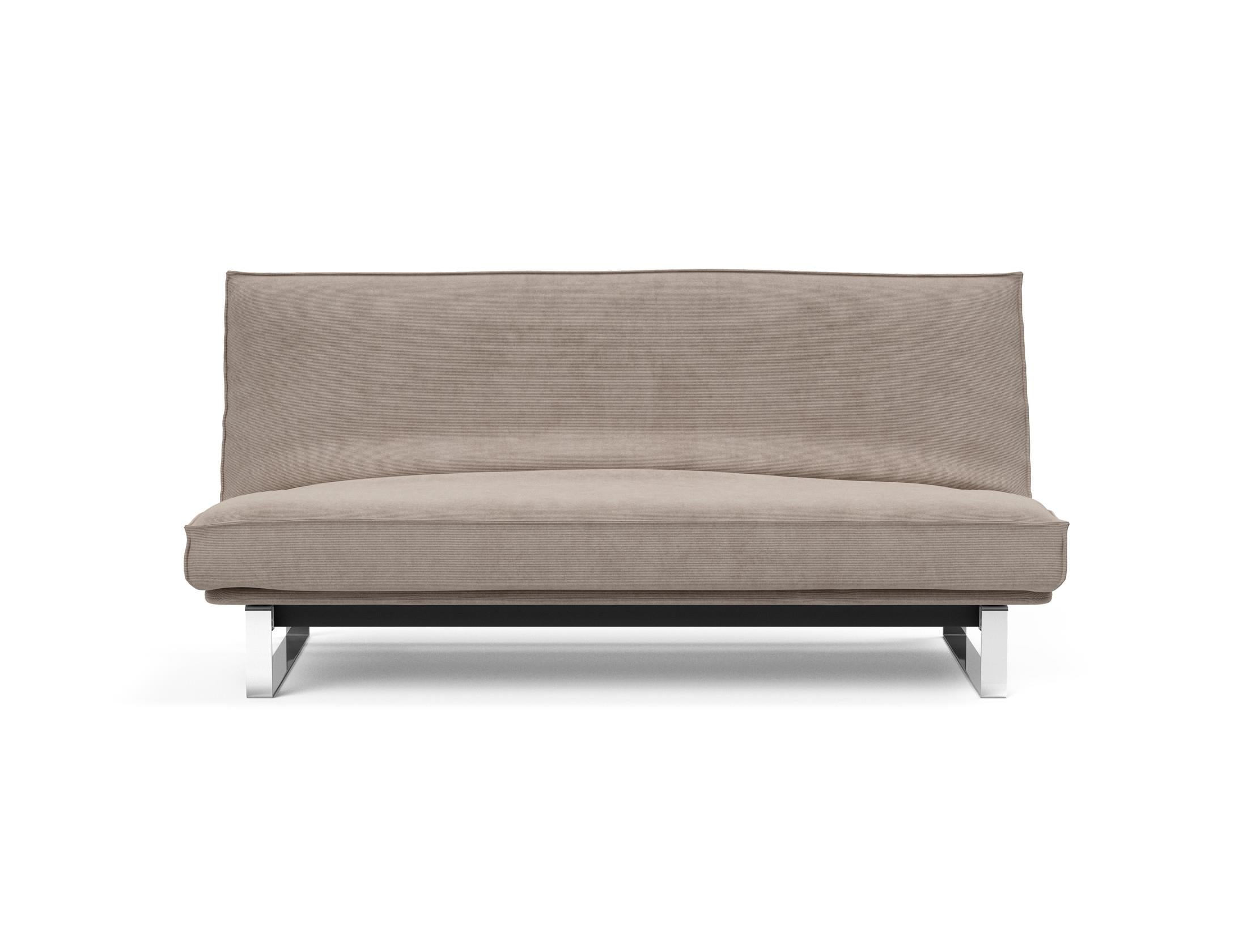Entdecken Sie das Minimum Bettsofa 140 Sharp Plus Cover von Innovation Living – elegant, funktional und mit hochwertiger Soft Spring Polsterung für erholsame Nächte.