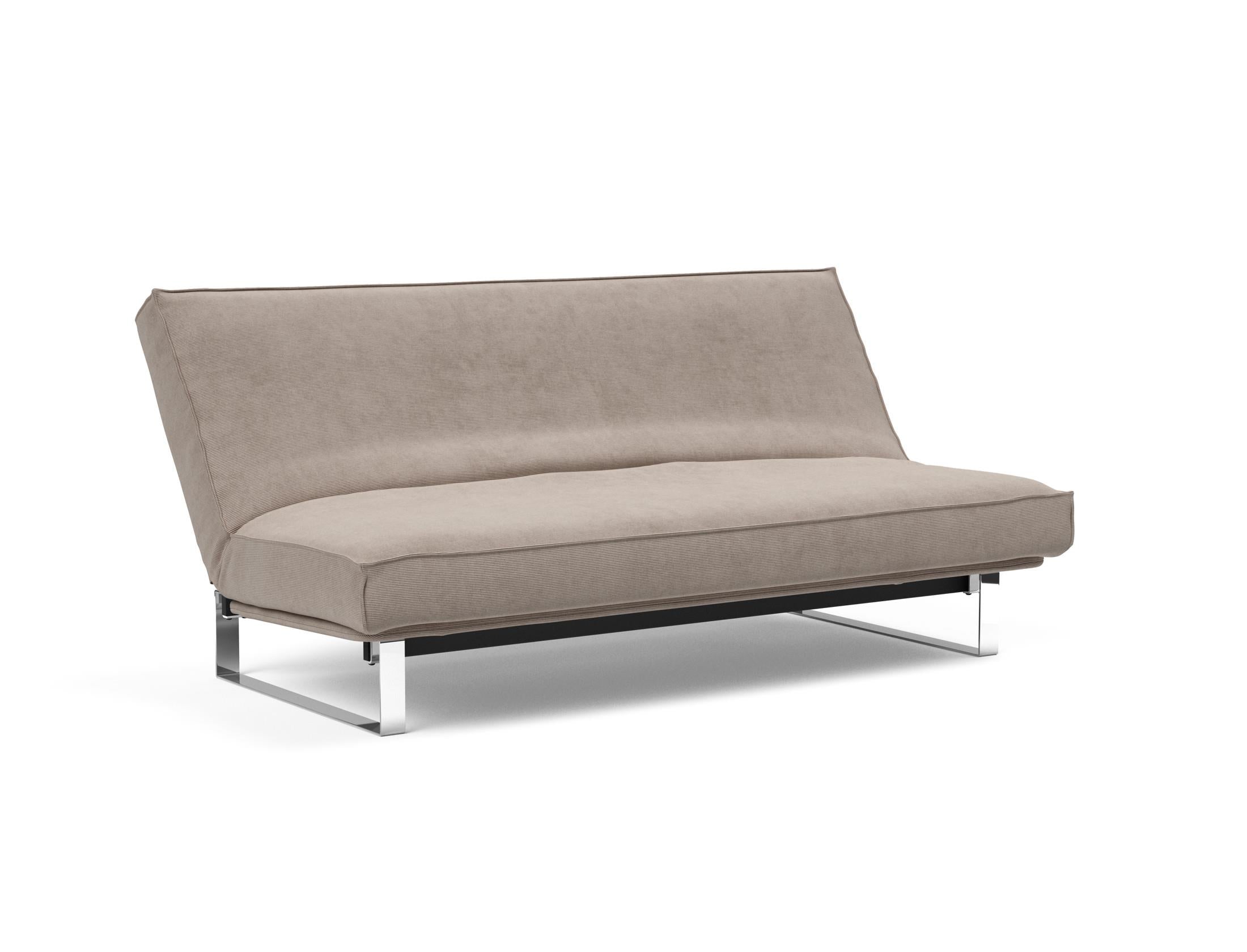 Entdecken Sie das Minimum Bettsofa 140 Sharp Plus Cover von Innovation Living – elegant, funktional und mit hochwertiger Soft Spring Polsterung für erholsame Nächte.
