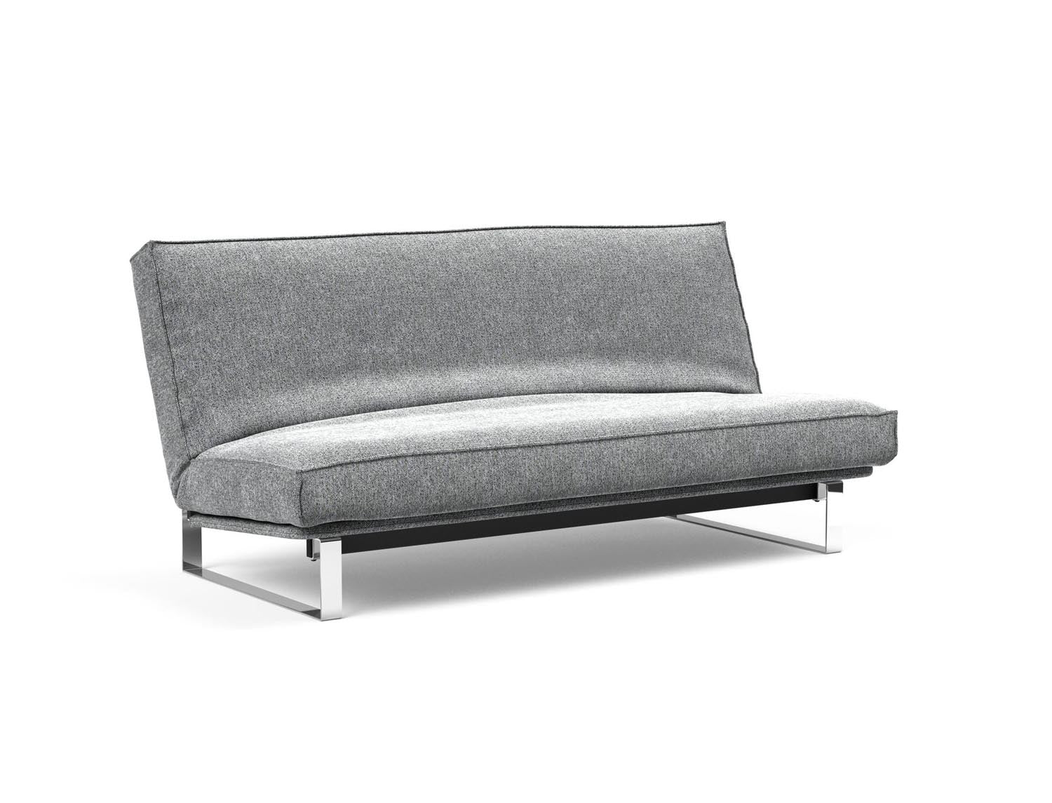 Erleben Sie das Minimum Bettsofa 140 Sharp Plus Cover von Innovation Living – stilvoll, vielseitig und mit bequemer Soft Spring Polsterung für besten Schlafkomfort.