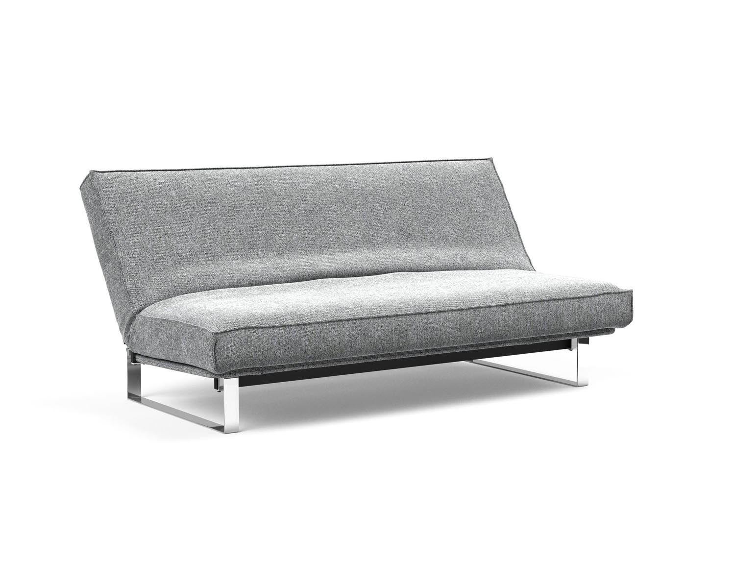 Erleben Sie das Minimum Bettsofa 140 Sharp Plus Cover von Innovation Living – stilvoll, vielseitig und mit bequemer Soft Spring Polsterung für besten Schlafkomfort.