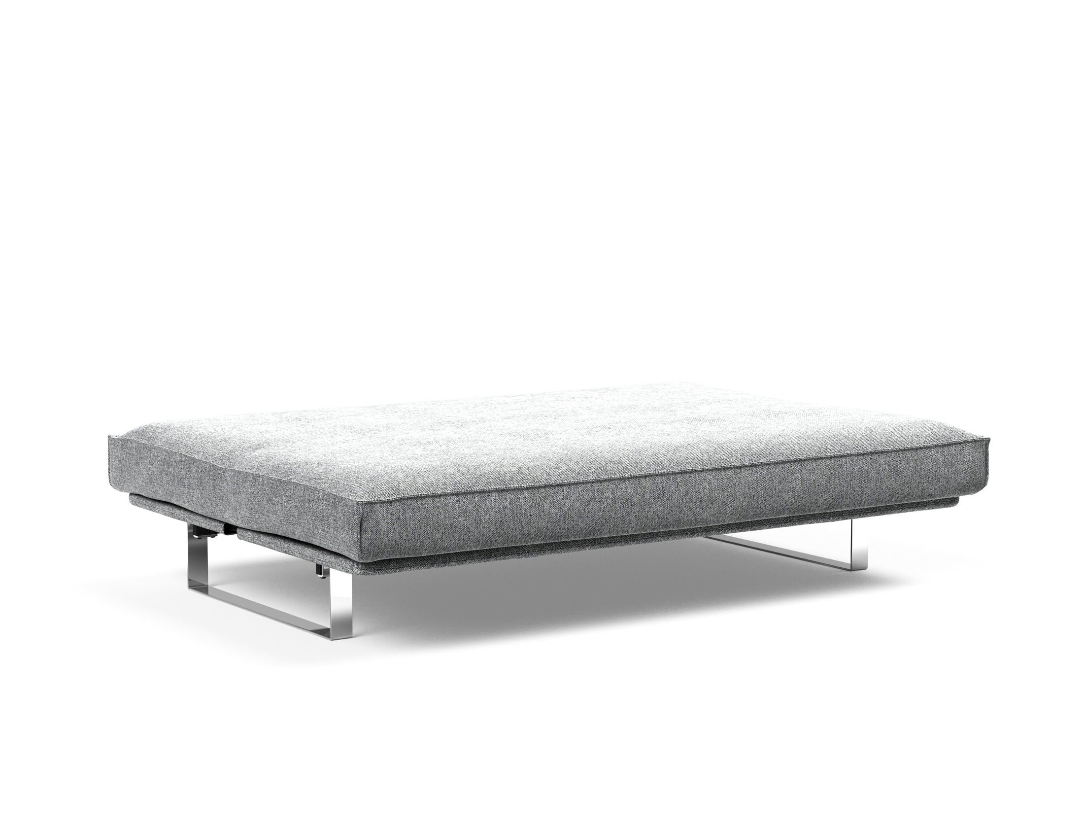 Erleben Sie das Minimum Bettsofa 140 Sharp Plus Cover von Innovation Living – stilvoll, vielseitig und mit bequemer Soft Spring Polsterung für besten Schlafkomfort.