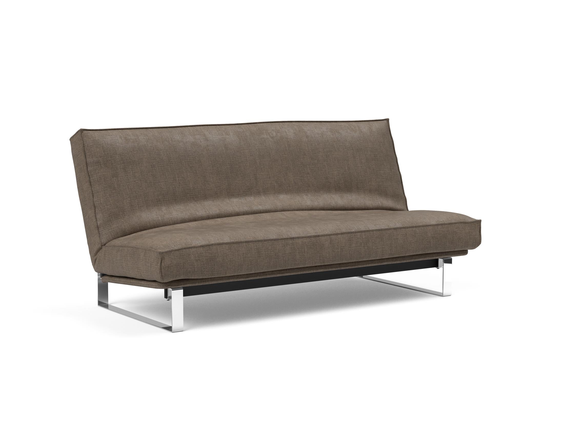 Erleben Sie das Minimum Bettsofa 140 Sharp Plus Cover von Innovation Living – stilvoll, vielseitig und mit bequemer Soft Spring Polsterung für besten Schlafkomfort.