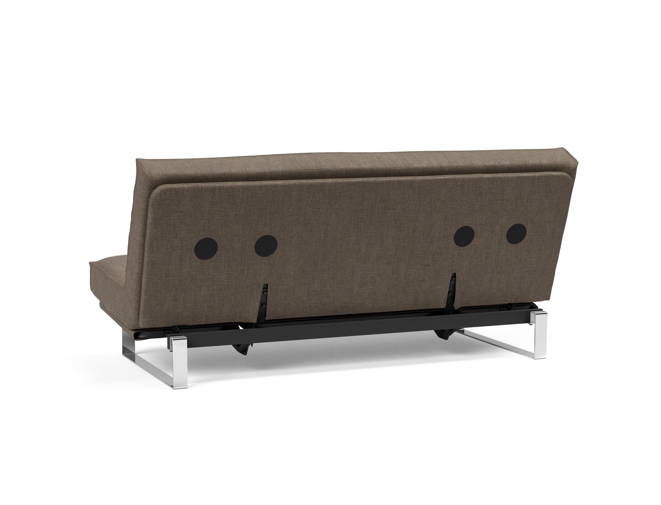 Entdecken Sie das Minimum Bettsofa 140 Sharp Plus Cover von Innovation Living – elegant, funktional und mit hochwertiger Soft Spring Polsterung für erholsame Nächte.