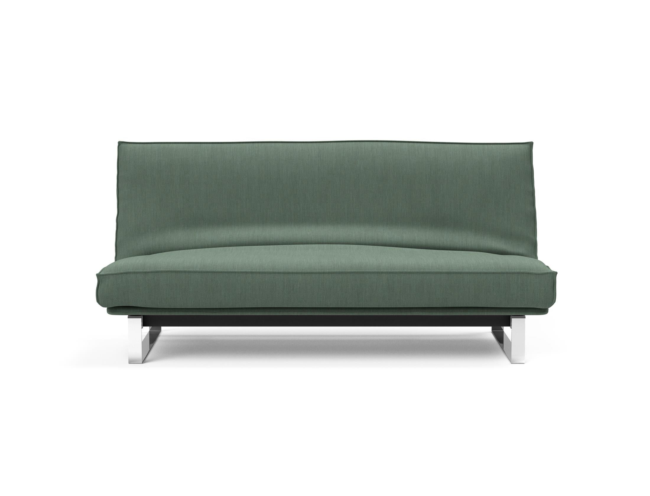 Erleben Sie das Minimum Bettsofa 140 Sharp Plus Cover von Innovation Living – stilvoll, vielseitig und mit bequemer Soft Spring Polsterung für besten Schlafkomfort.