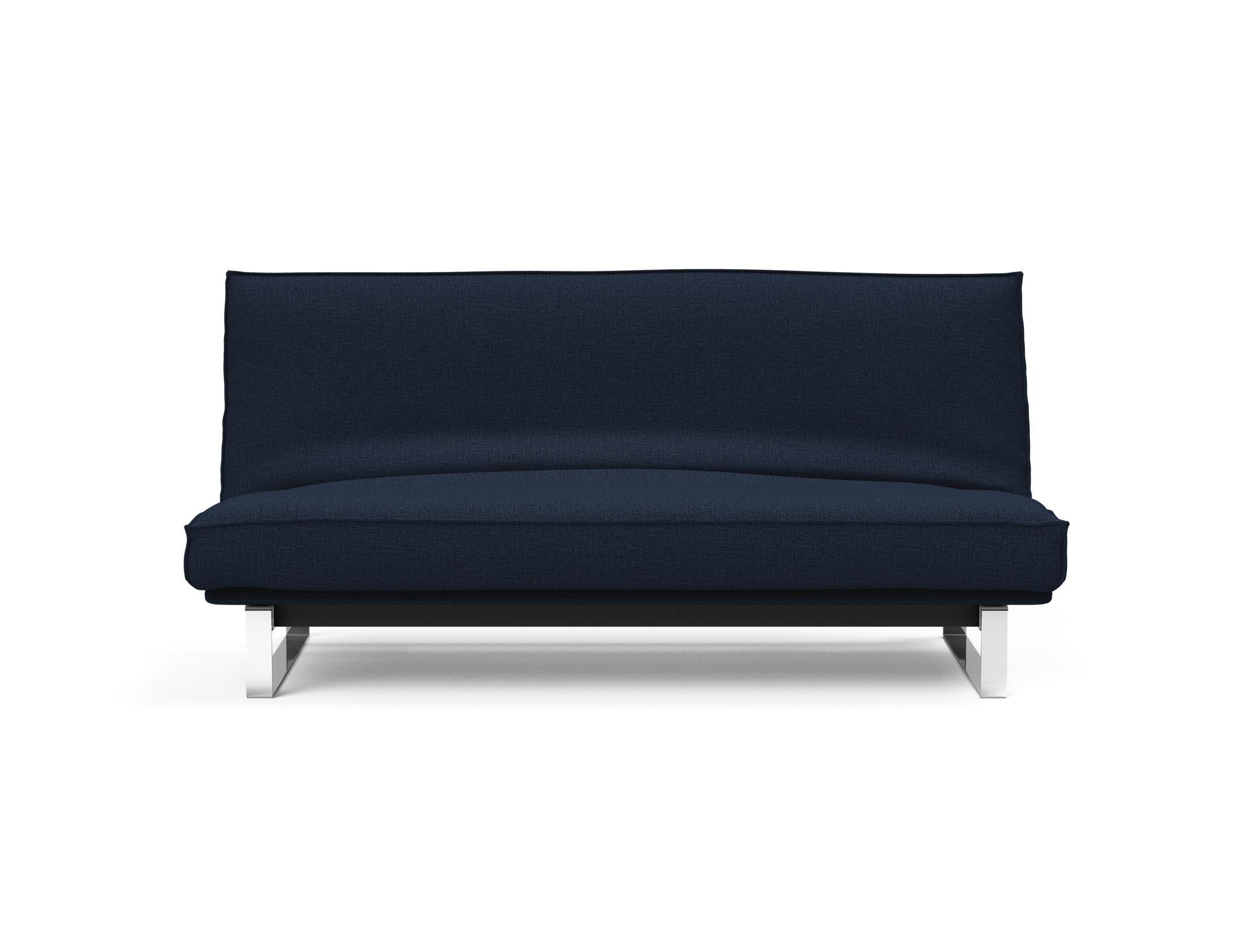 Erleben Sie das Minimum Bettsofa 140 Sharp Plus Cover von Innovation Living – stilvoll, vielseitig und mit bequemer Soft Spring Polsterung für besten Schlafkomfort.