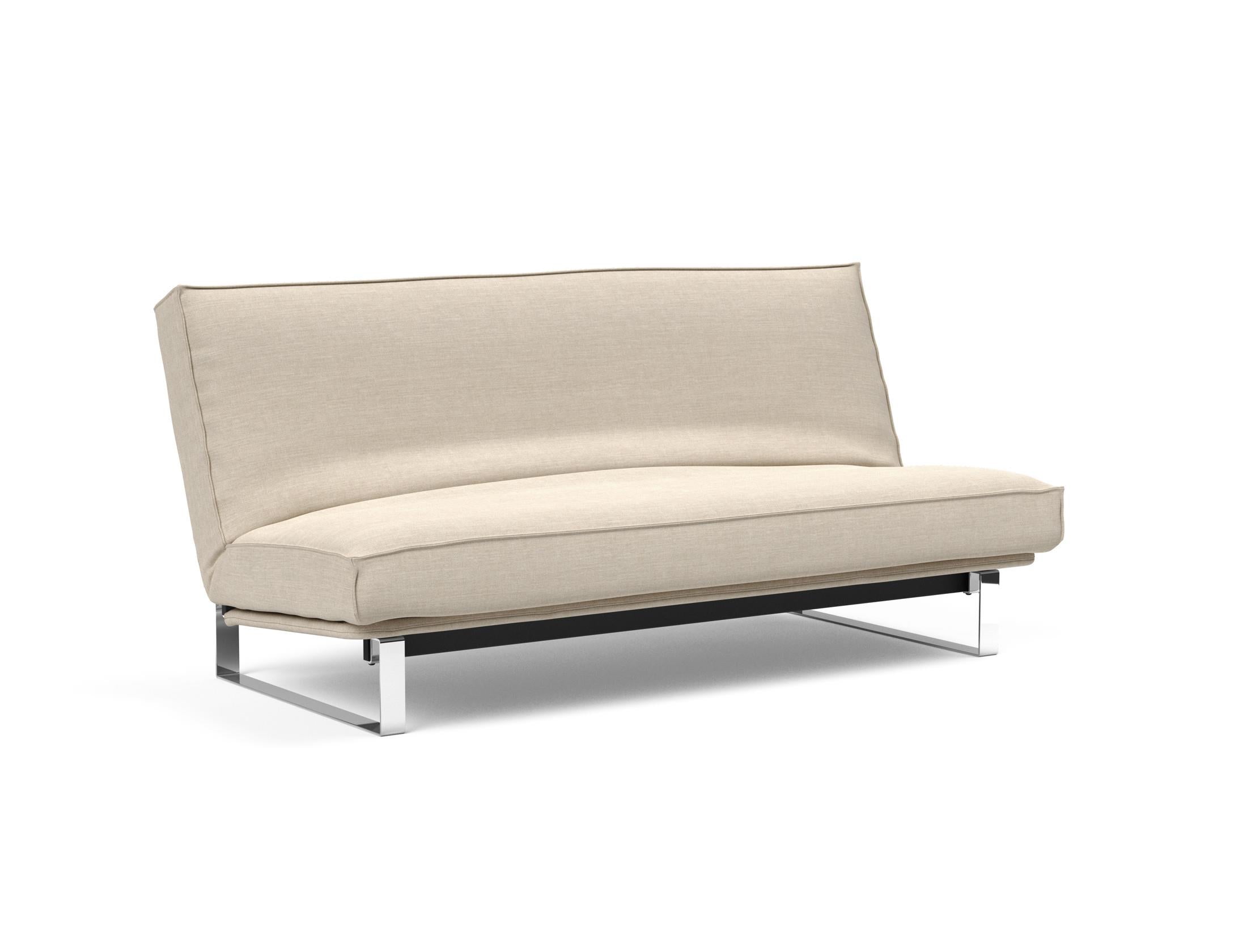 Entdecken Sie das Minimum Bettsofa 140 Sharp Plus Cover von Innovation Living – elegant, funktional und mit hochwertiger Soft Spring Polsterung für erholsame Nächte.