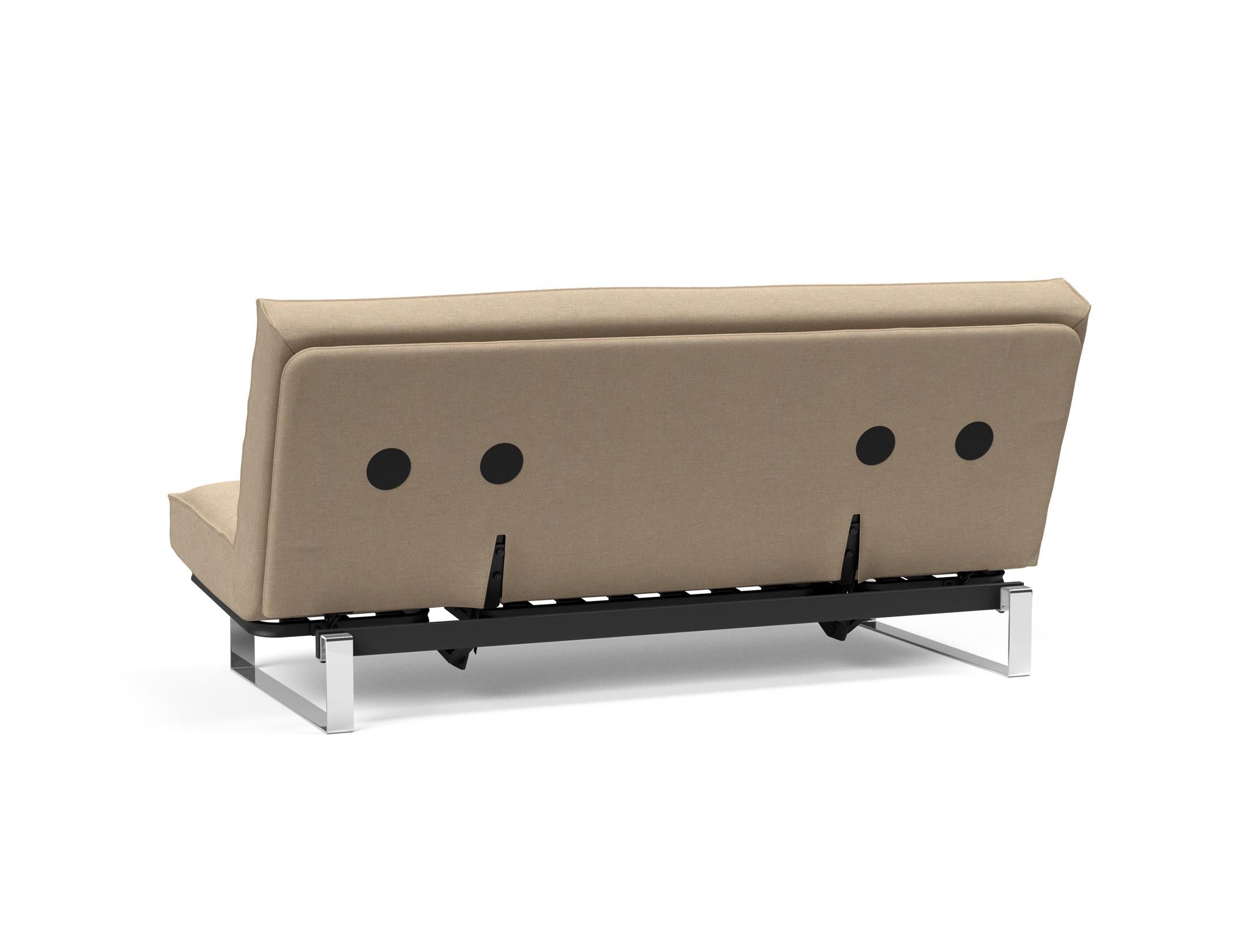Entdecken Sie das Minimum Bettsofa 140 Sharp Plus Cover Soft Spring von Innovation Living – eine perfekte Kombination aus modernem Stil und vielseitiger Nutzung.