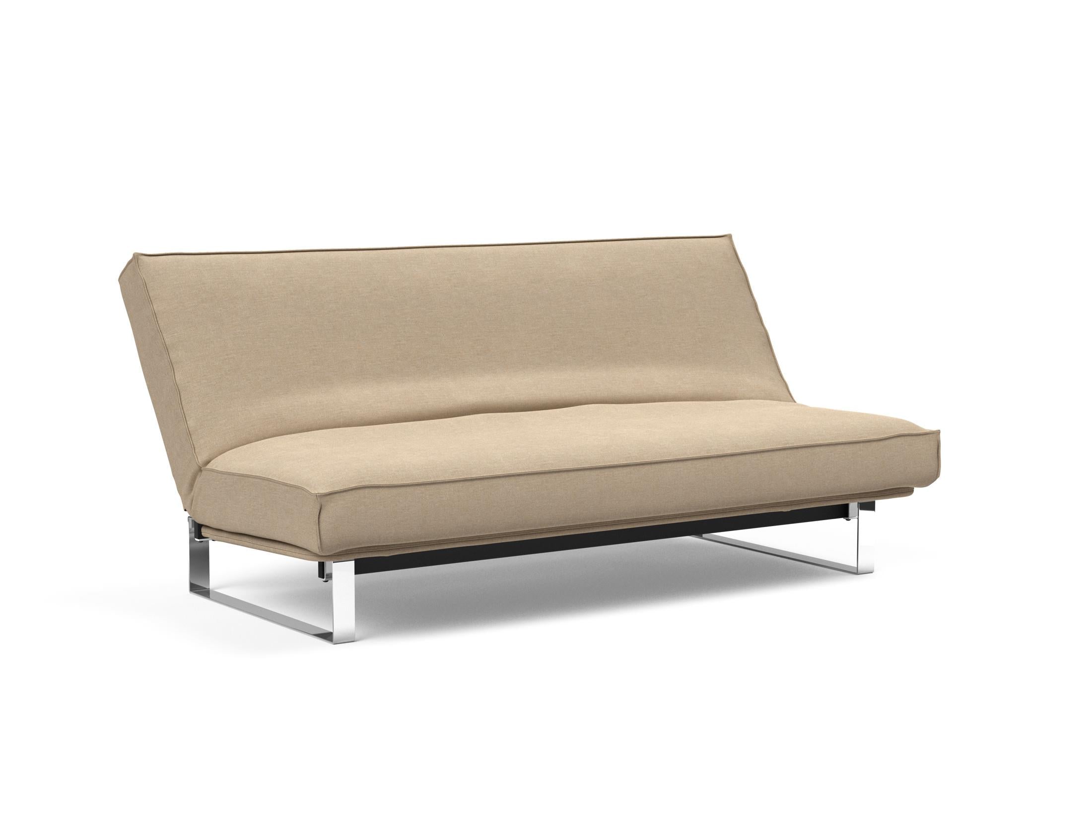 Entdecken Sie das Minimum Bettsofa 140 Sharp Plus Cover von Innovation Living – elegant, funktional und mit hochwertiger Soft Spring Polsterung für erholsame Nächte.