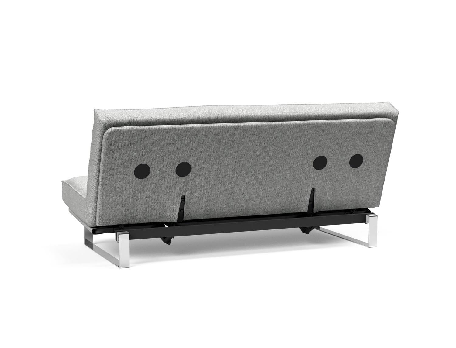Erleben Sie das Minimum Bettsofa 140 Sharp Plus Cover von Innovation Living – stilvoll, vielseitig und mit bequemer Soft Spring Polsterung für besten Schlafkomfort.
