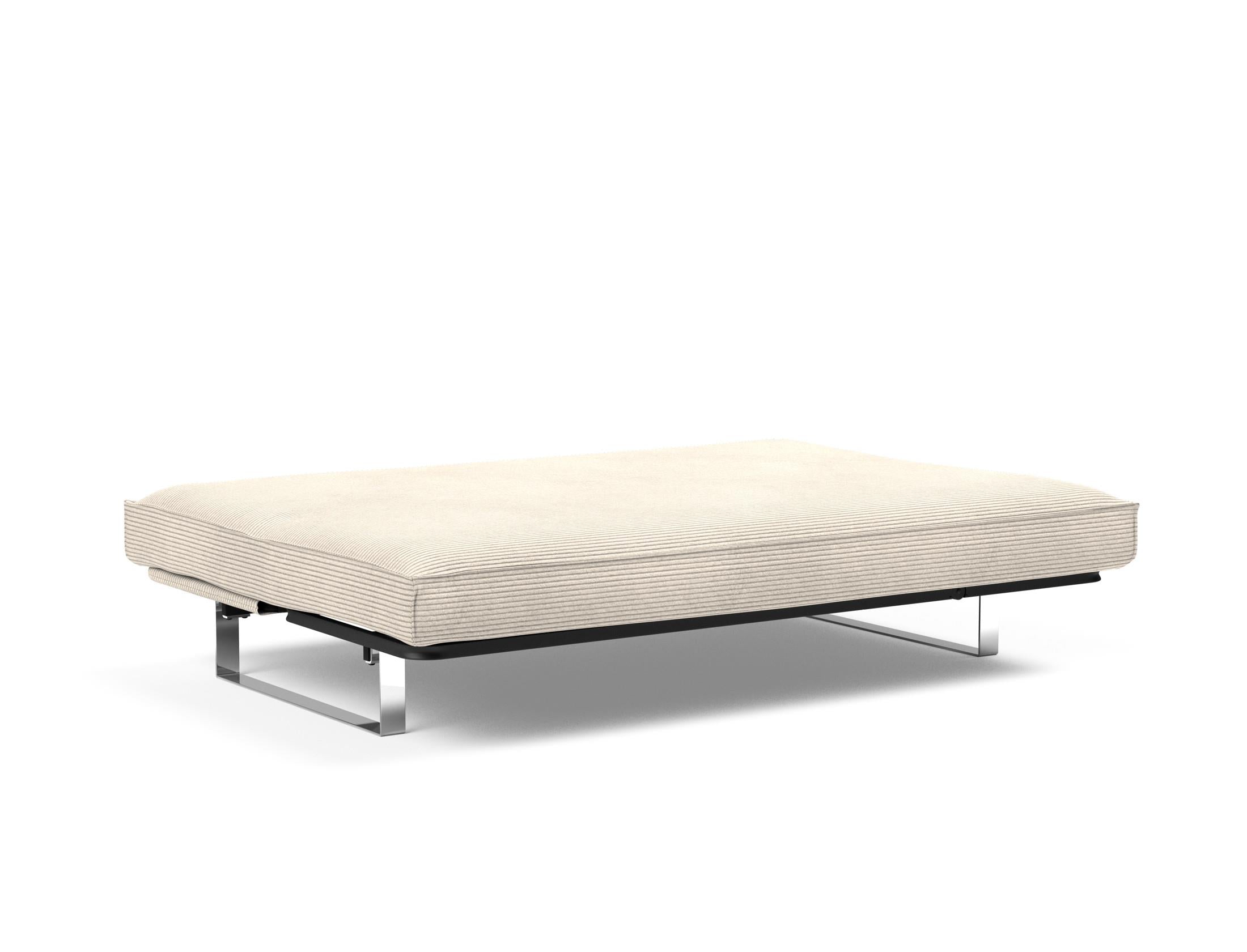 Entdecken Sie das Minimum Bettsofa 140 Sharp Plus Cover von Innovation Living – elegant, funktional und mit hochwertiger Soft Spring Polsterung für erholsame Nächte.