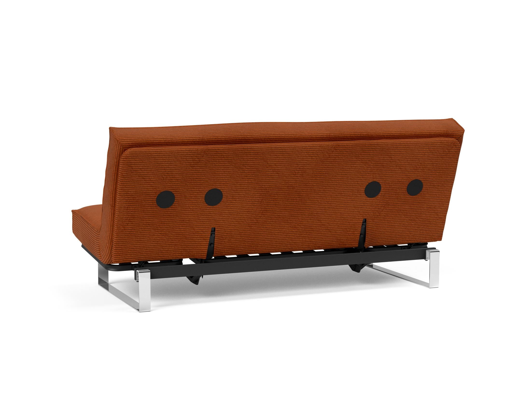 Erleben Sie das Minimum Bettsofa 140 Sharp Plus Cover Soft Spring von Innovation Living – stilvolles Design trifft auf Funktionalität und Komfort.
