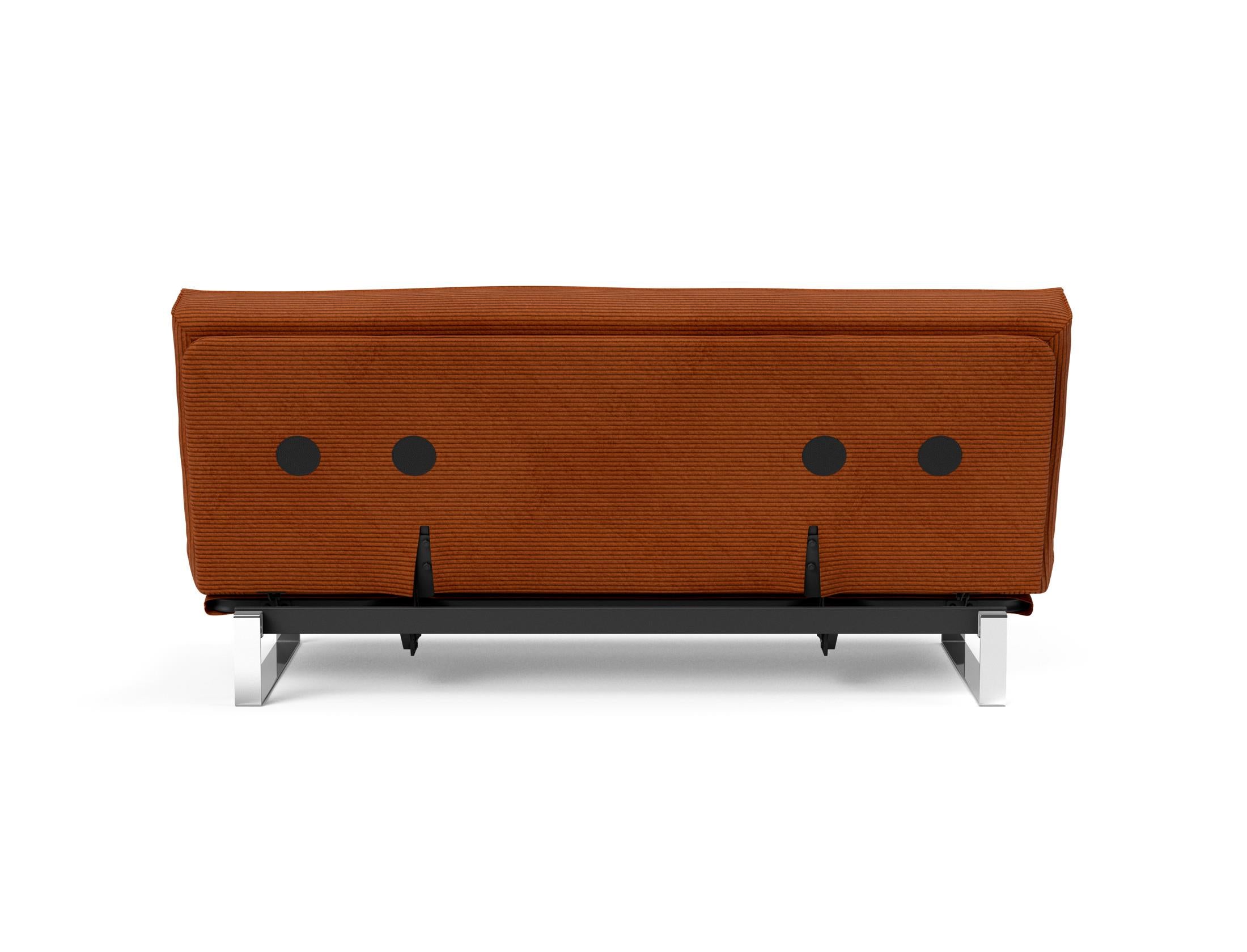 Entdecken Sie das Minimum Bettsofa 140 Sharp Plus Cover von Innovation Living – elegant, funktional und mit hochwertiger Soft Spring Polsterung für erholsame Nächte.