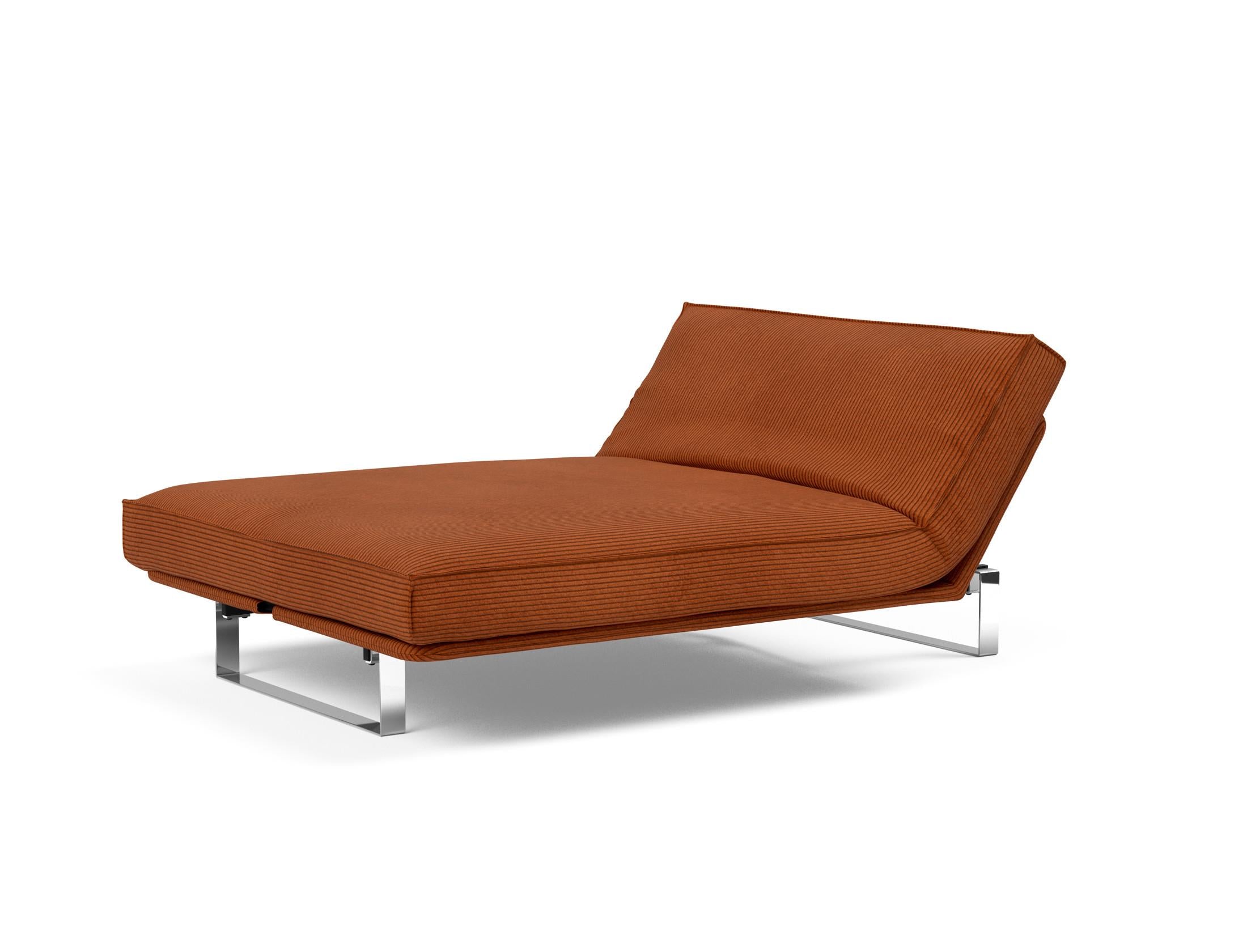 Erleben Sie das Minimum Bettsofa 140 Sharp Plus Cover von Innovation Living – stilvoll, vielseitig und mit bequemer Soft Spring Polsterung für besten Schlafkomfort.