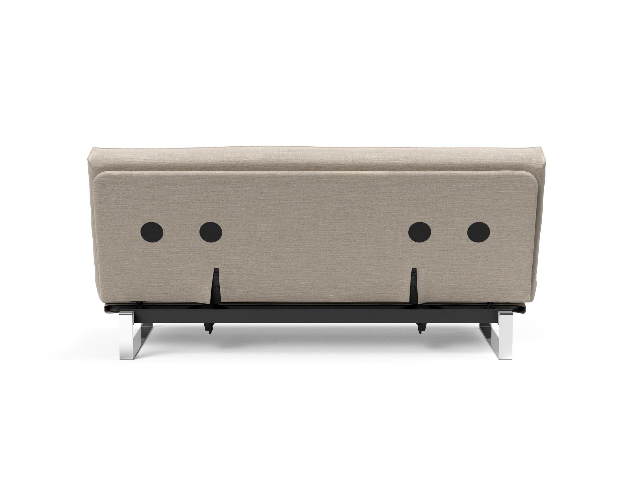 Entdecken Sie das Minimum Bettsofa 140 Sharp Plus Cover von Innovation Living – elegant, funktional und mit hochwertiger Soft Spring Polsterung für erholsame Nächte.