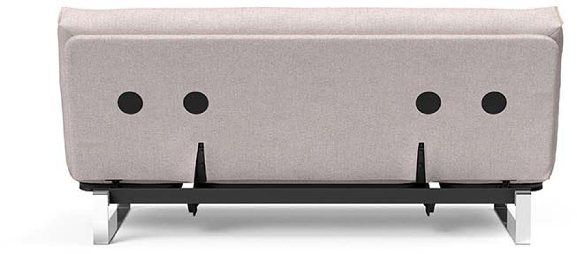Erleben Sie das Minimum Bettsofa 140 Nordic von Innovation Living: modernes skandinavisches Design, ideal für kleine Räume und flexible Nutzung.