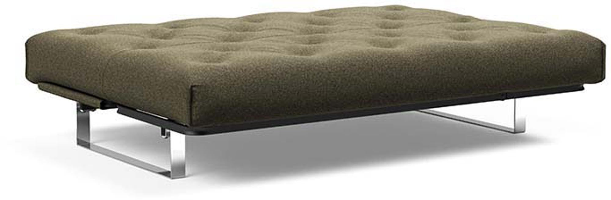 Erleben Sie das Minimum Bettsofa 140 Nordic von Innovation Living: modernes skandinavisches Design, ideal für kleine Räume und flexible Nutzung.