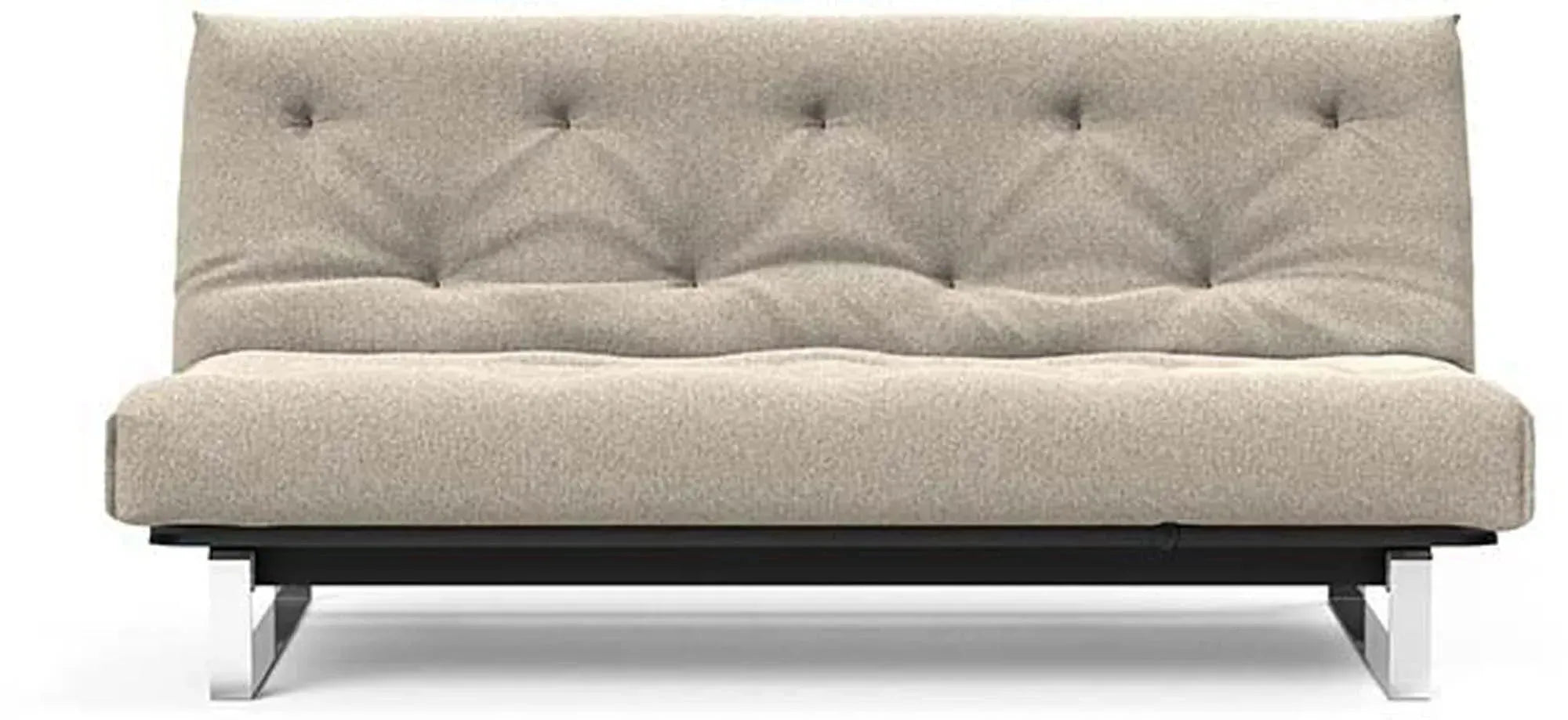 Entdecken Sie das Minimum Bettsofa 140 Nordic von Innovation Living: stilvolles skandinavisches Design, perfekt für platzsparende Lösungen und vielseitige Einsätze.