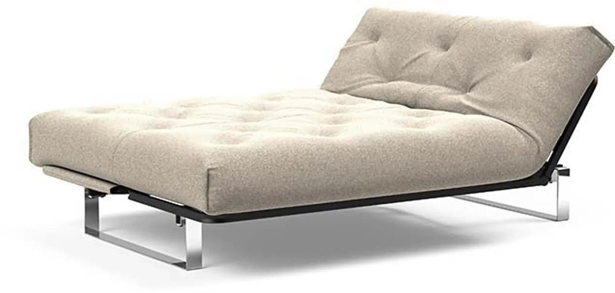 Erleben Sie das Minimum Bettsofa 140 Nordic von Innovation Living: modernes skandinavisches Design, ideal für kleine Räume und flexible Nutzung.