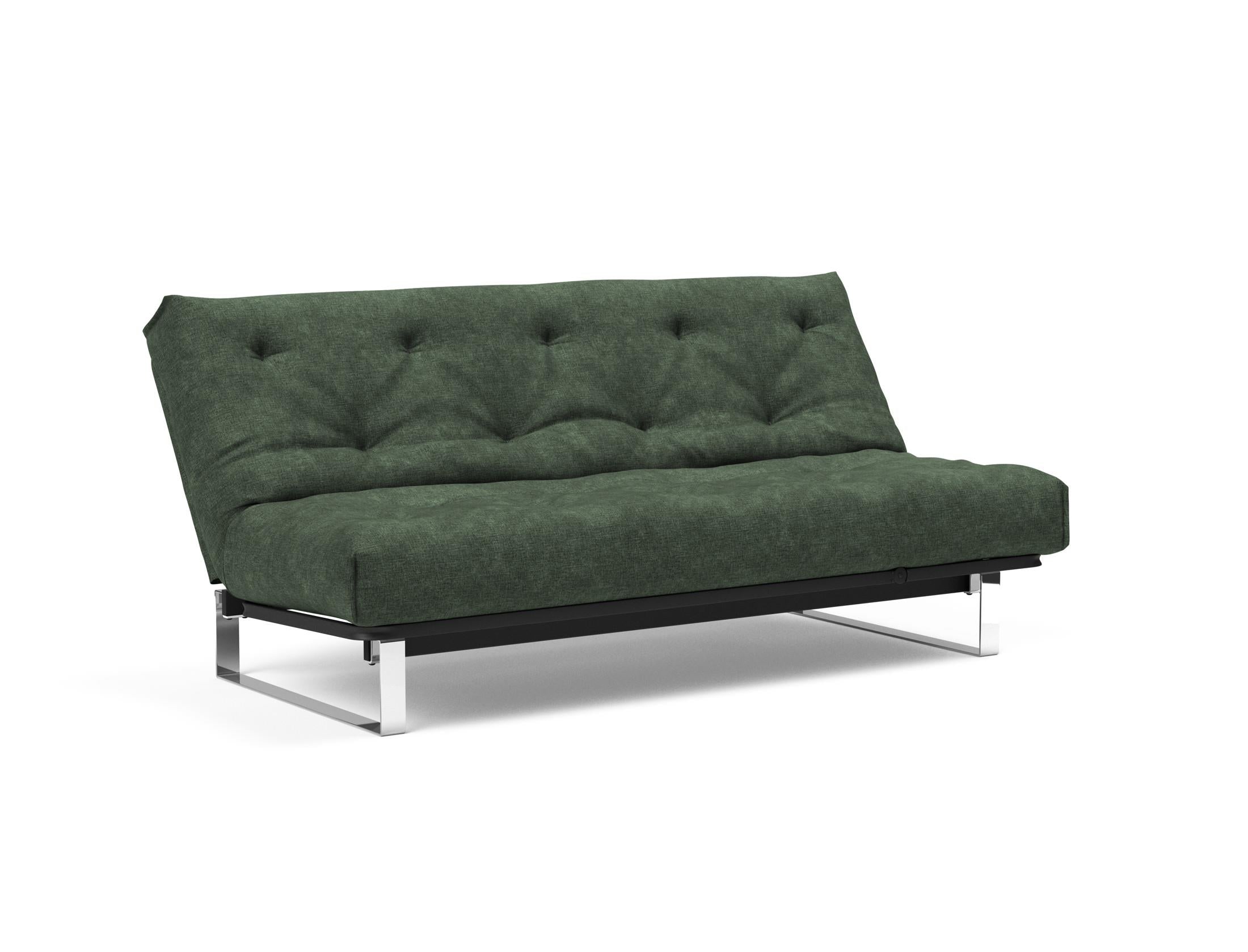 Erleben Sie das Minimum Bettsofa 140 Nordic Soft Spring von Innovation Living – eine perfekte Kombination aus modernem Stil und optimalem Schlafkomfort.