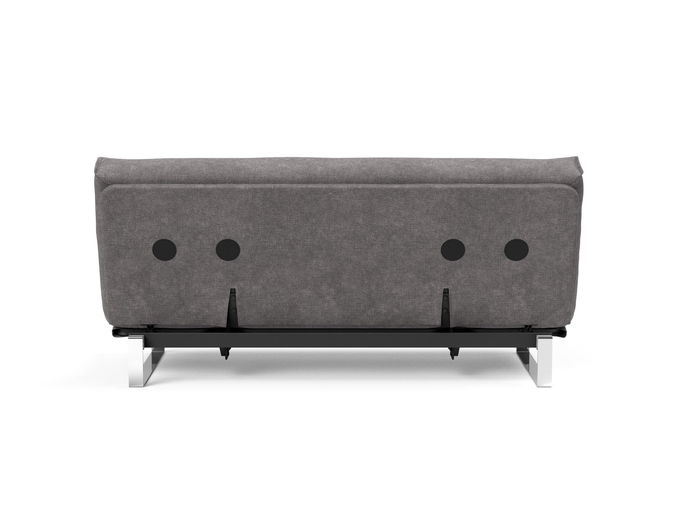 Entdecken Sie das Minimum Bettsofa 140 Nordic von Innovation Living: stilvolles Design, komfortable Soft Spring Matratze, perfekt für kompakte Wohnräume.