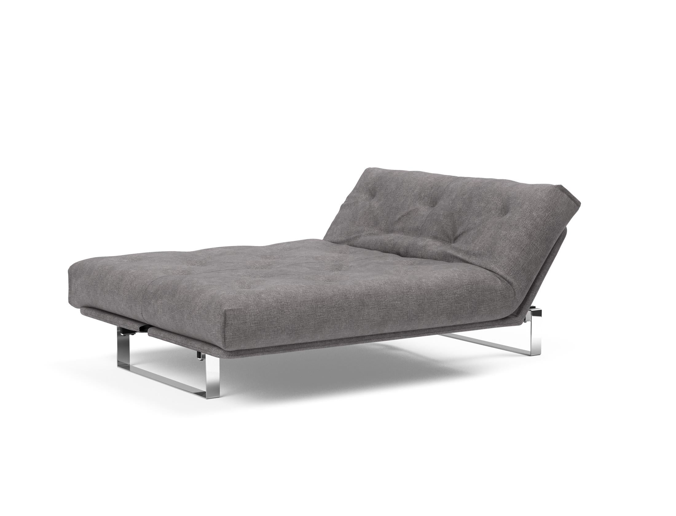 Erleben Sie das Minimum Bettsofa 140 Nordic von Innovation Living: elegantes Design, bequeme Soft Spring Matratze, ideal für kleine Räume.